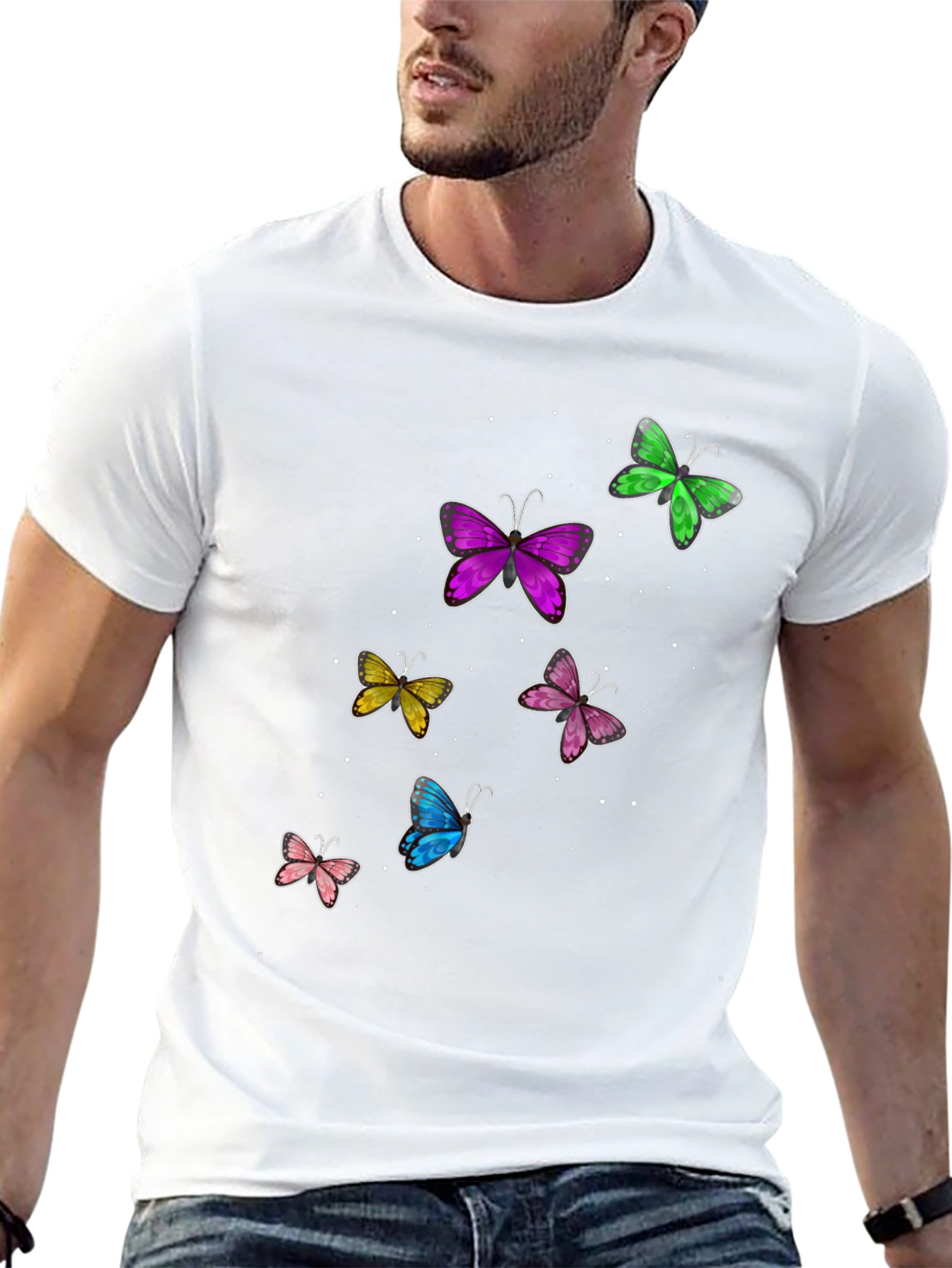 Butterfly Graphic T-Shirt - Stylish & Unique