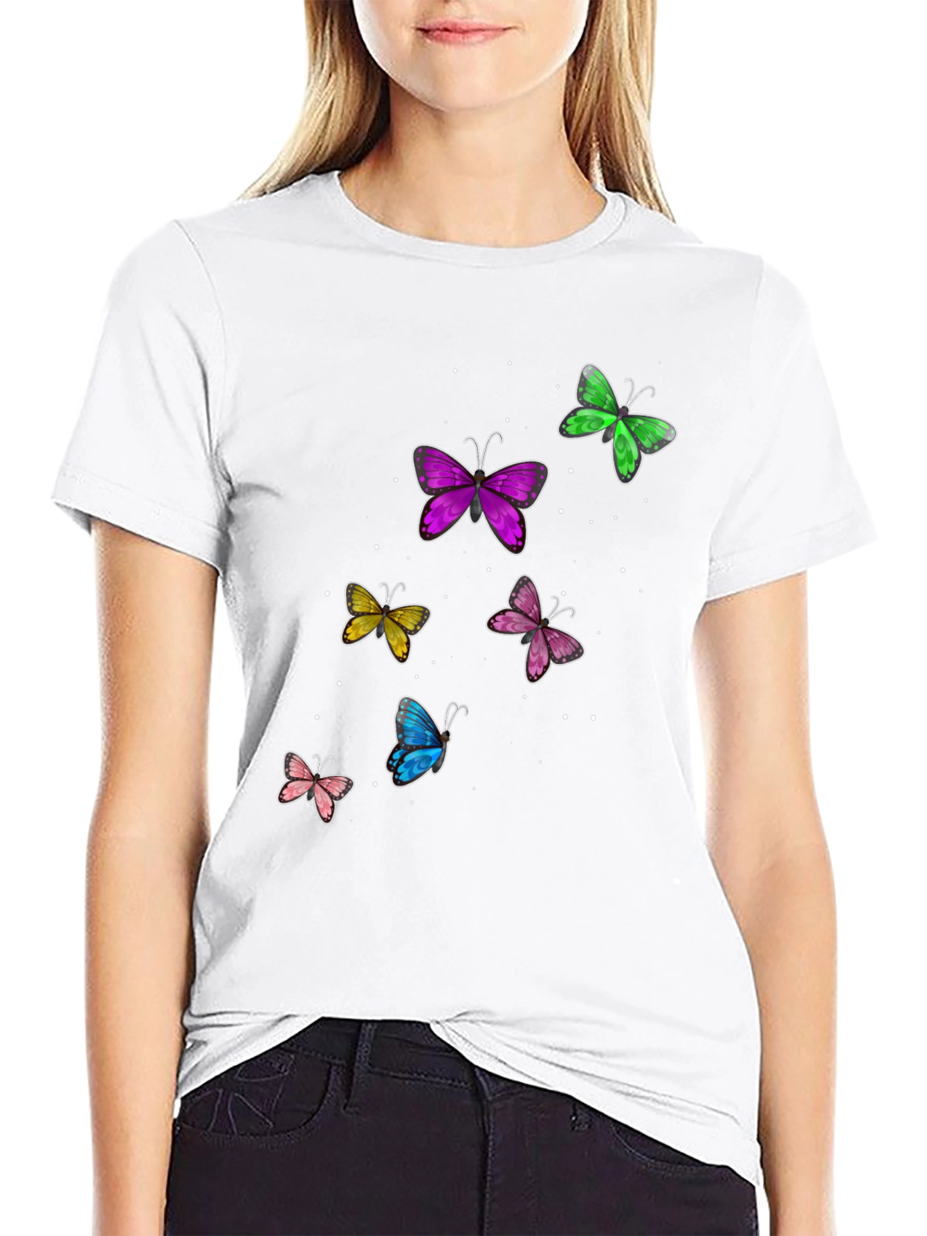 Butterfly Graphic T-Shirt - Stylish & Unique
