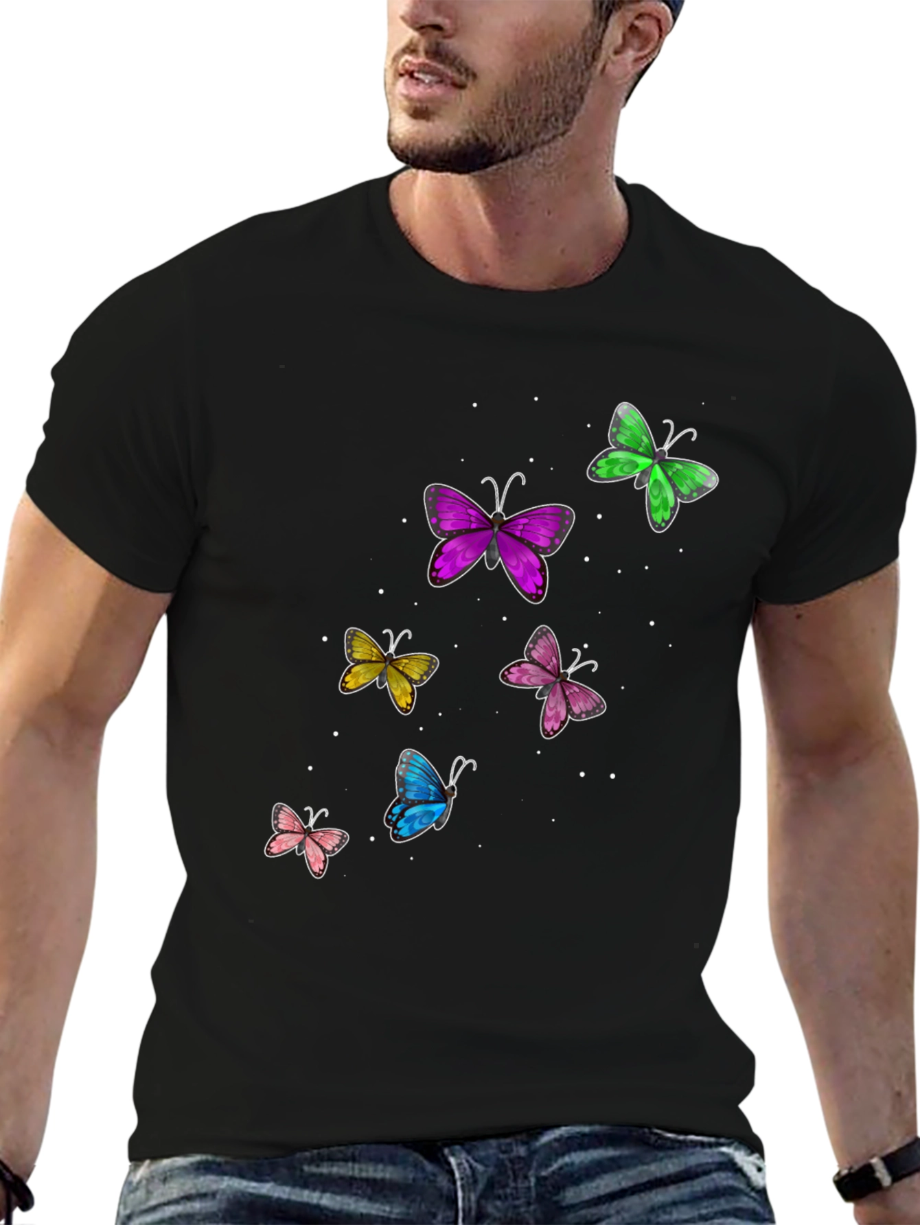 Butterfly Graphic T-Shirt - Stylish & Unique