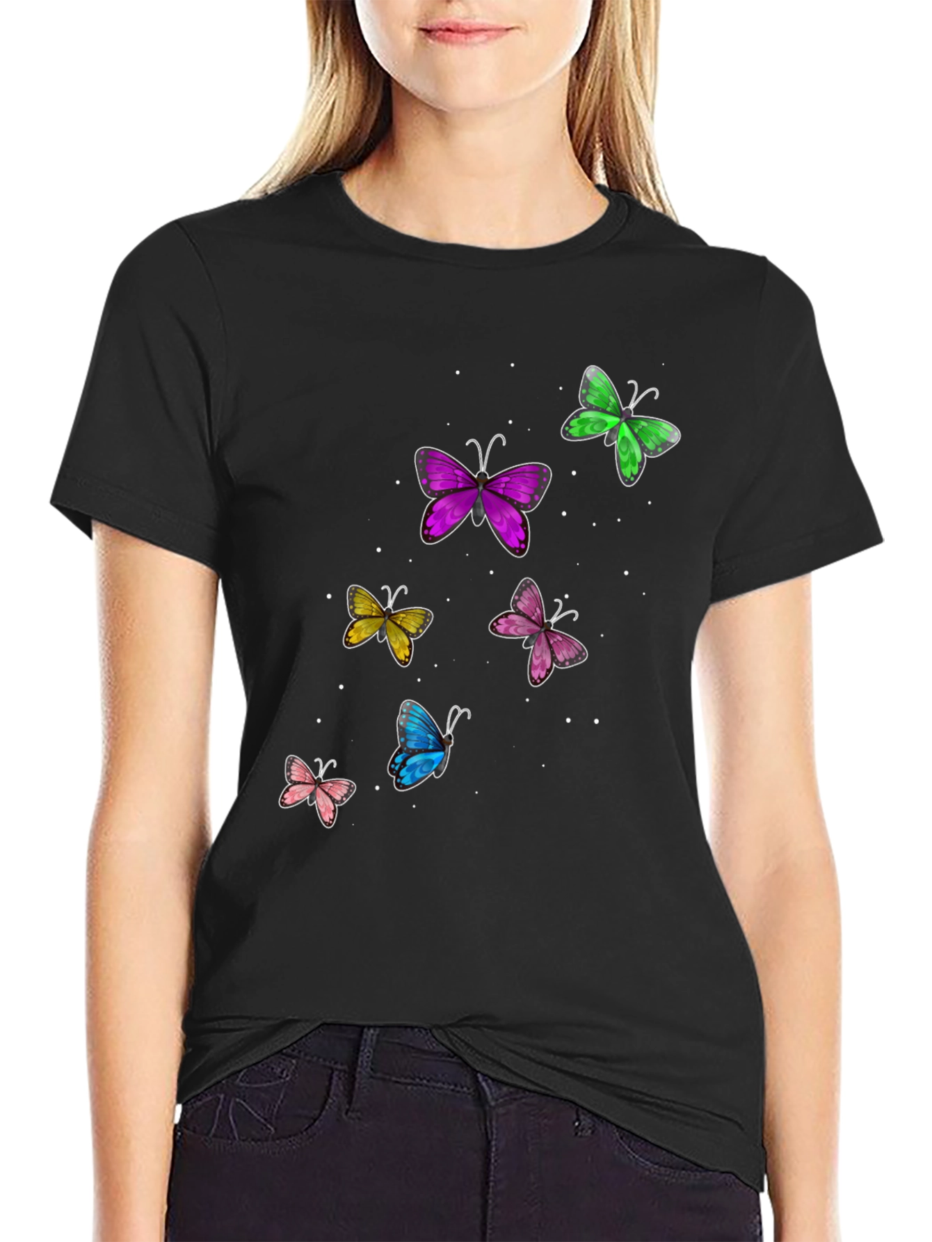 Butterfly Graphic T-Shirt - Stylish & Unique