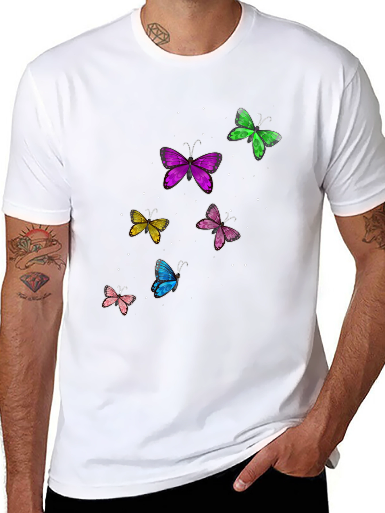 Butterfly Graphic T-Shirt - Stylish & Unique