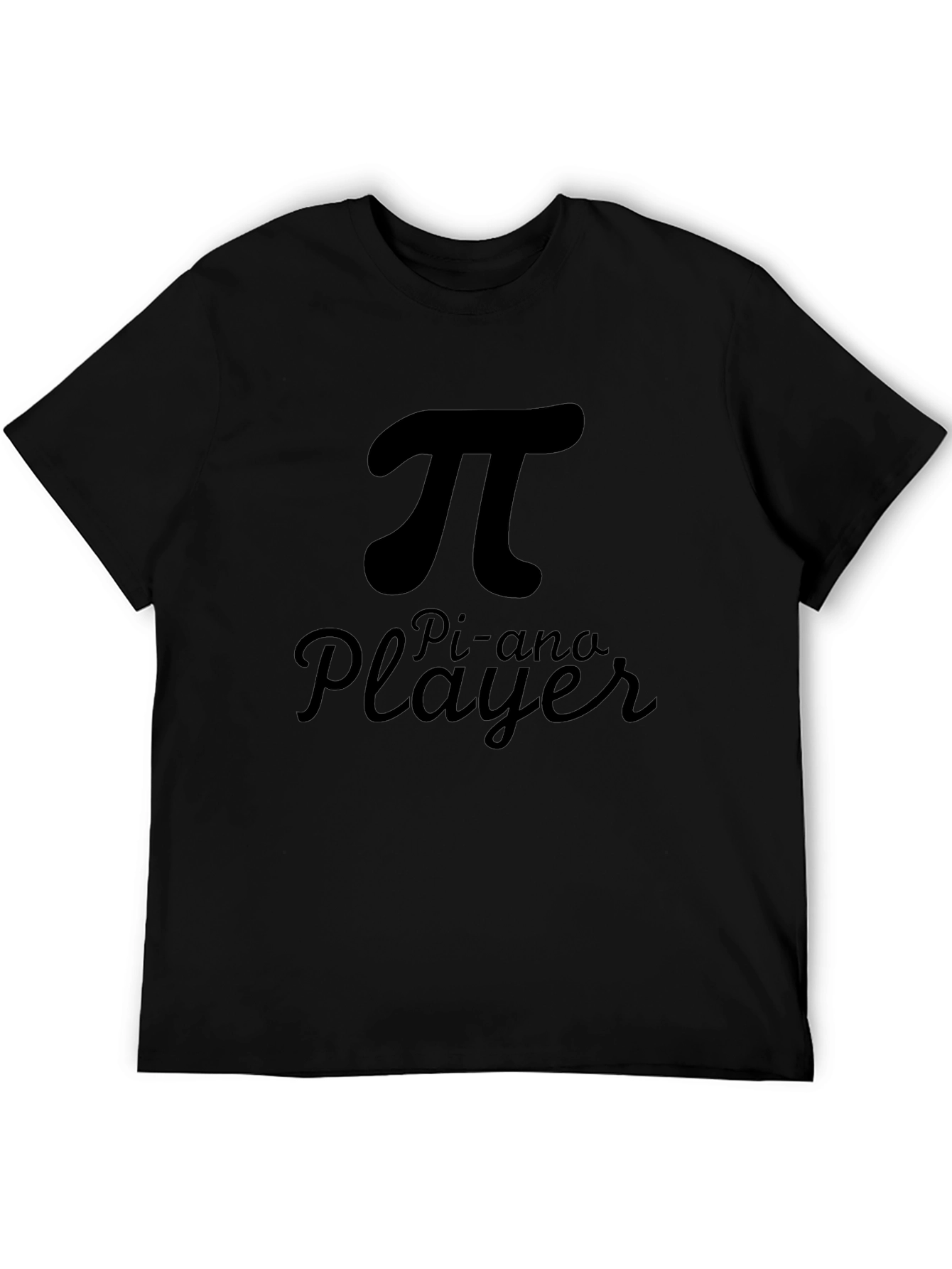 Pi-ano Player Black T-Shirt