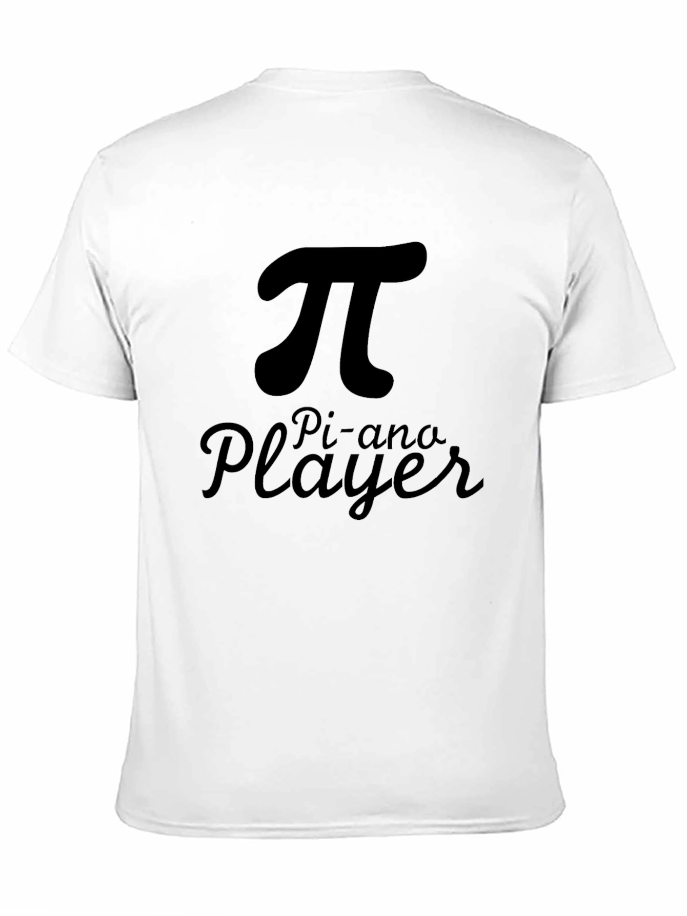 Pi-ano Player Black T-Shirt