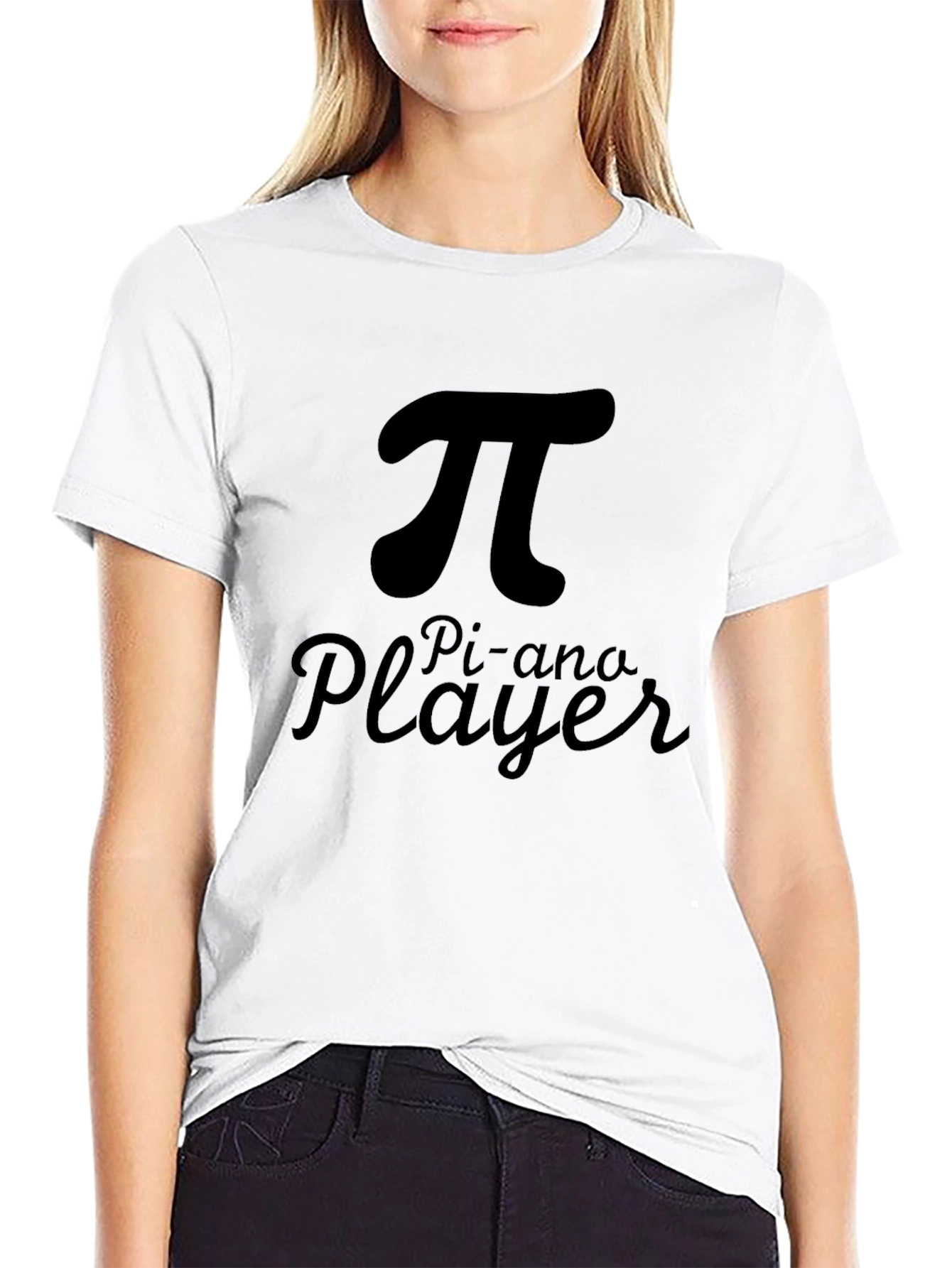 Pi-ano Player Black T-Shirt