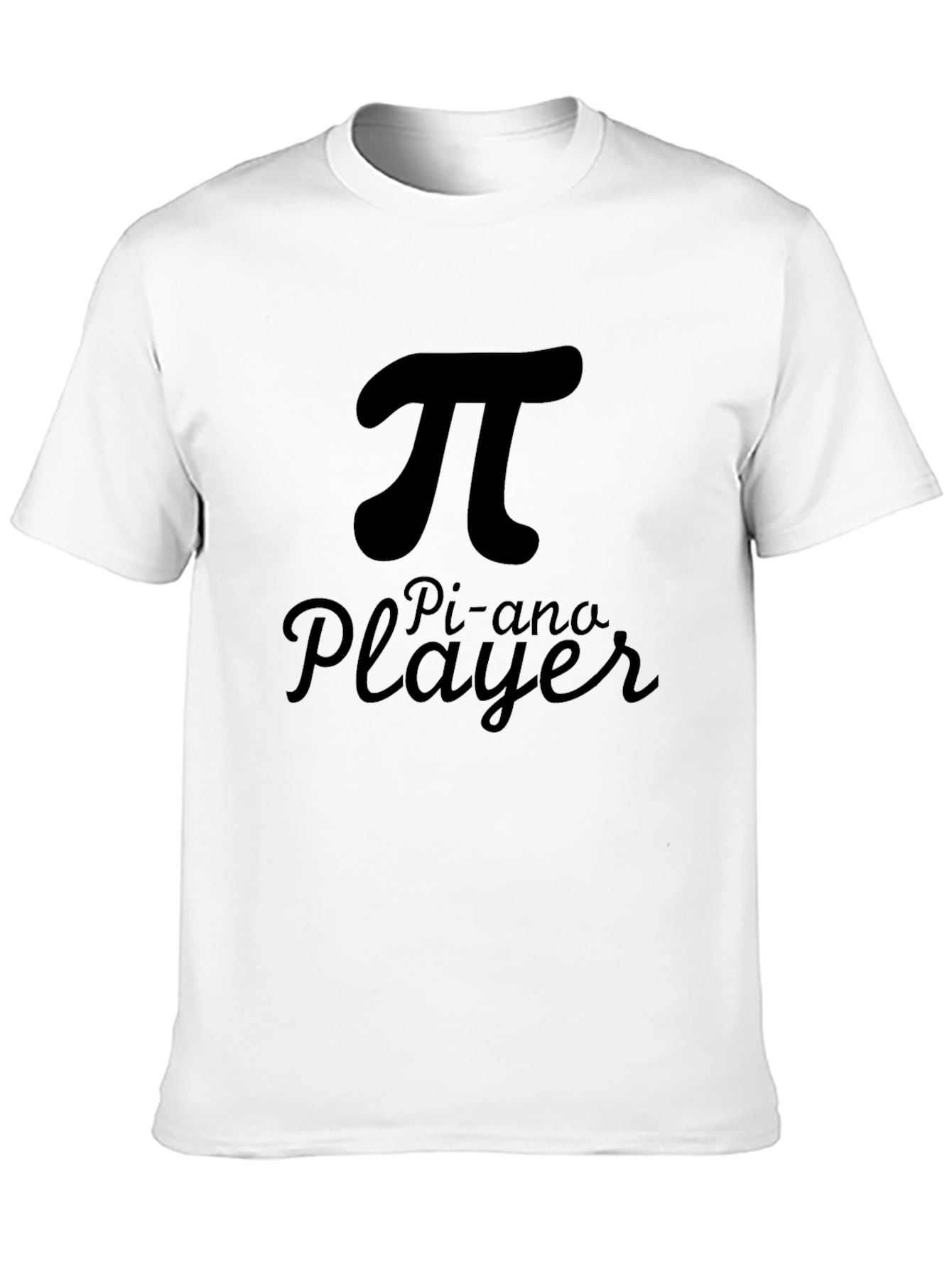 Pi-ano Player Black T-Shirt