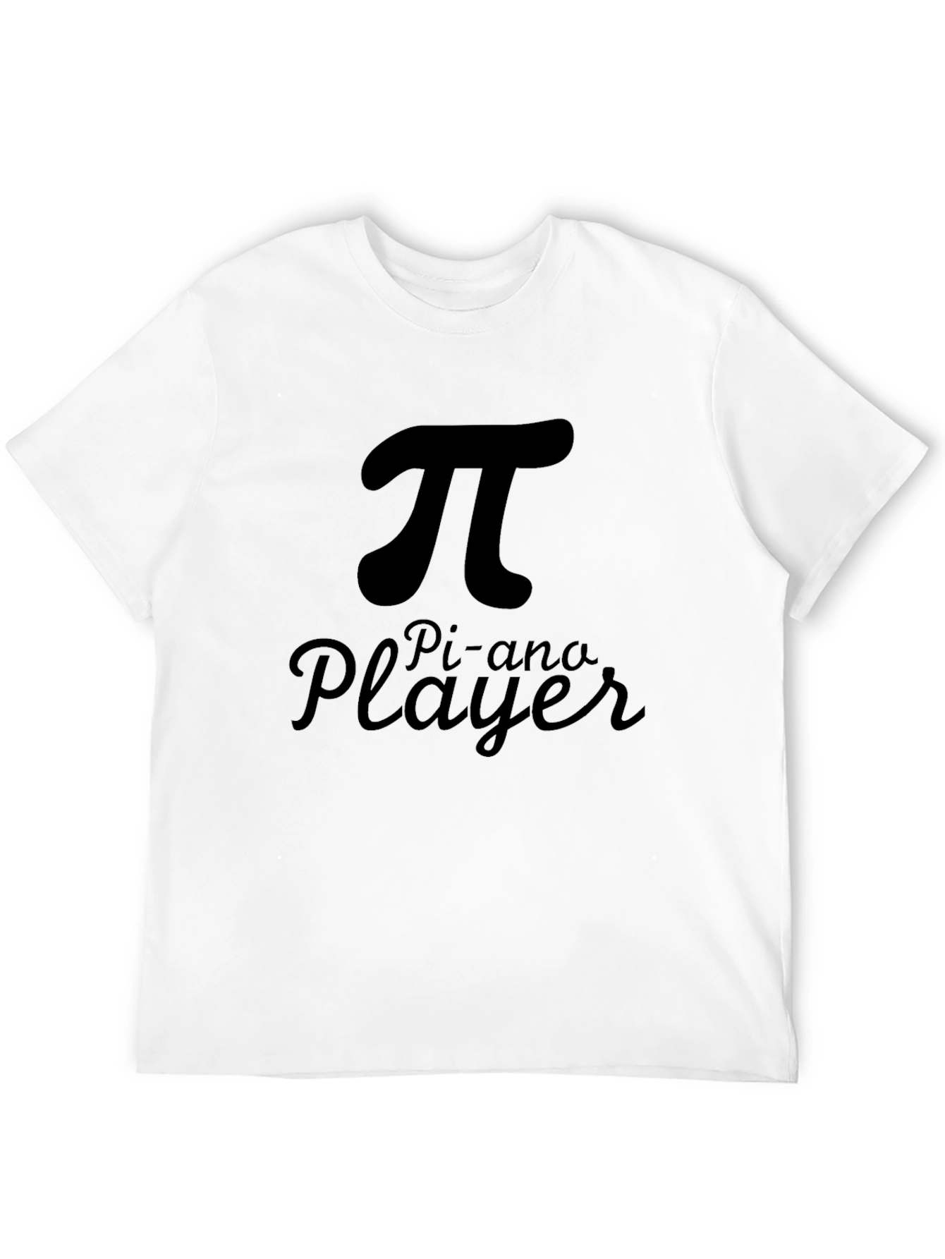 Pi-ano Player Black T-Shirt