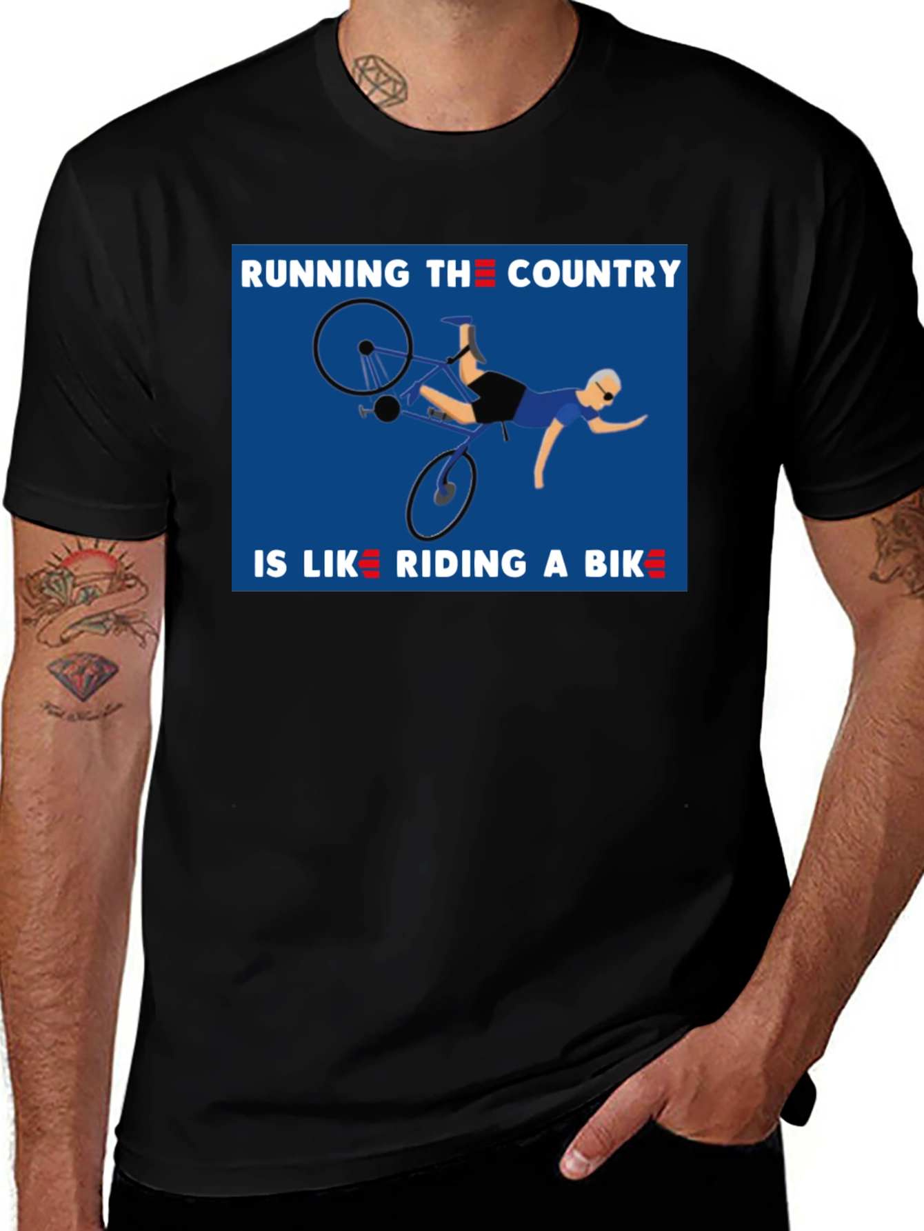 Running the Country is Like Riding a Bike T-Shirt