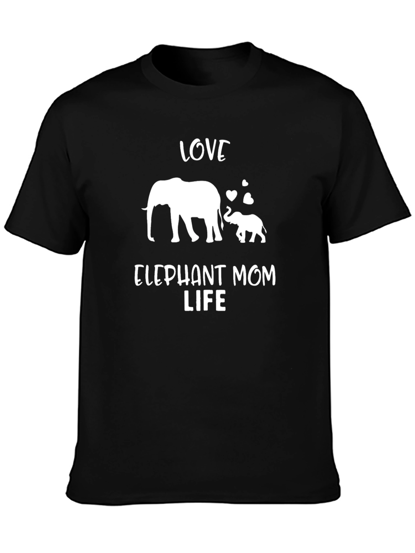 Elephant Mom Life T-Shirt - Love Elephant Family Tee