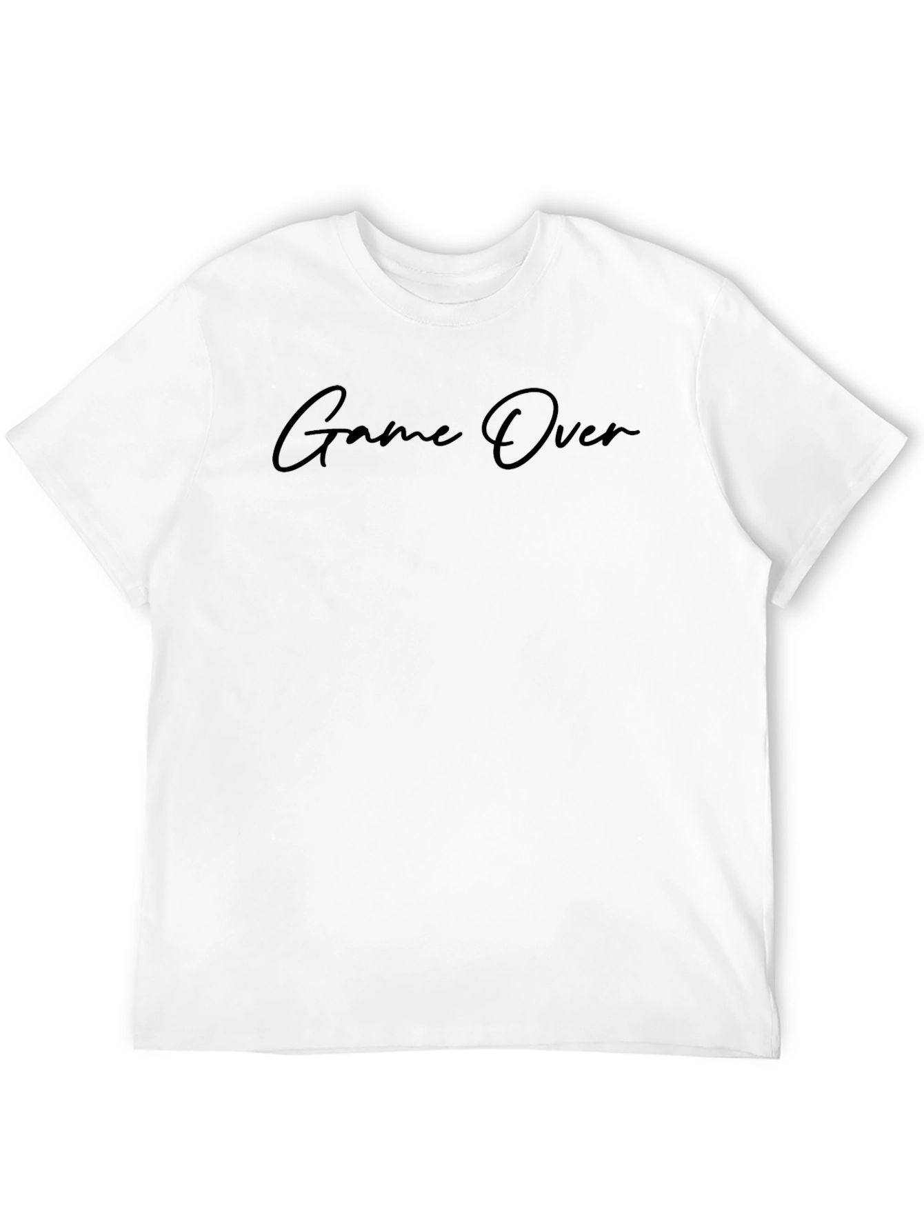 Game Over Black Crew Neck T-Shirt