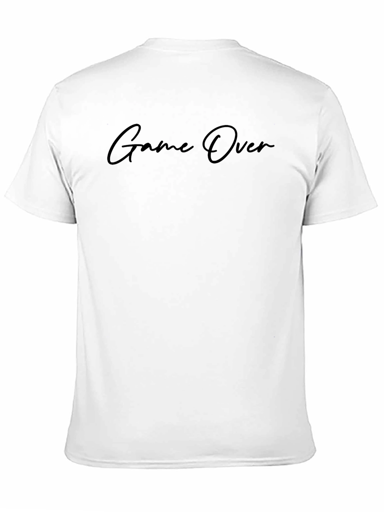 Game Over Black Crew Neck T-Shirt