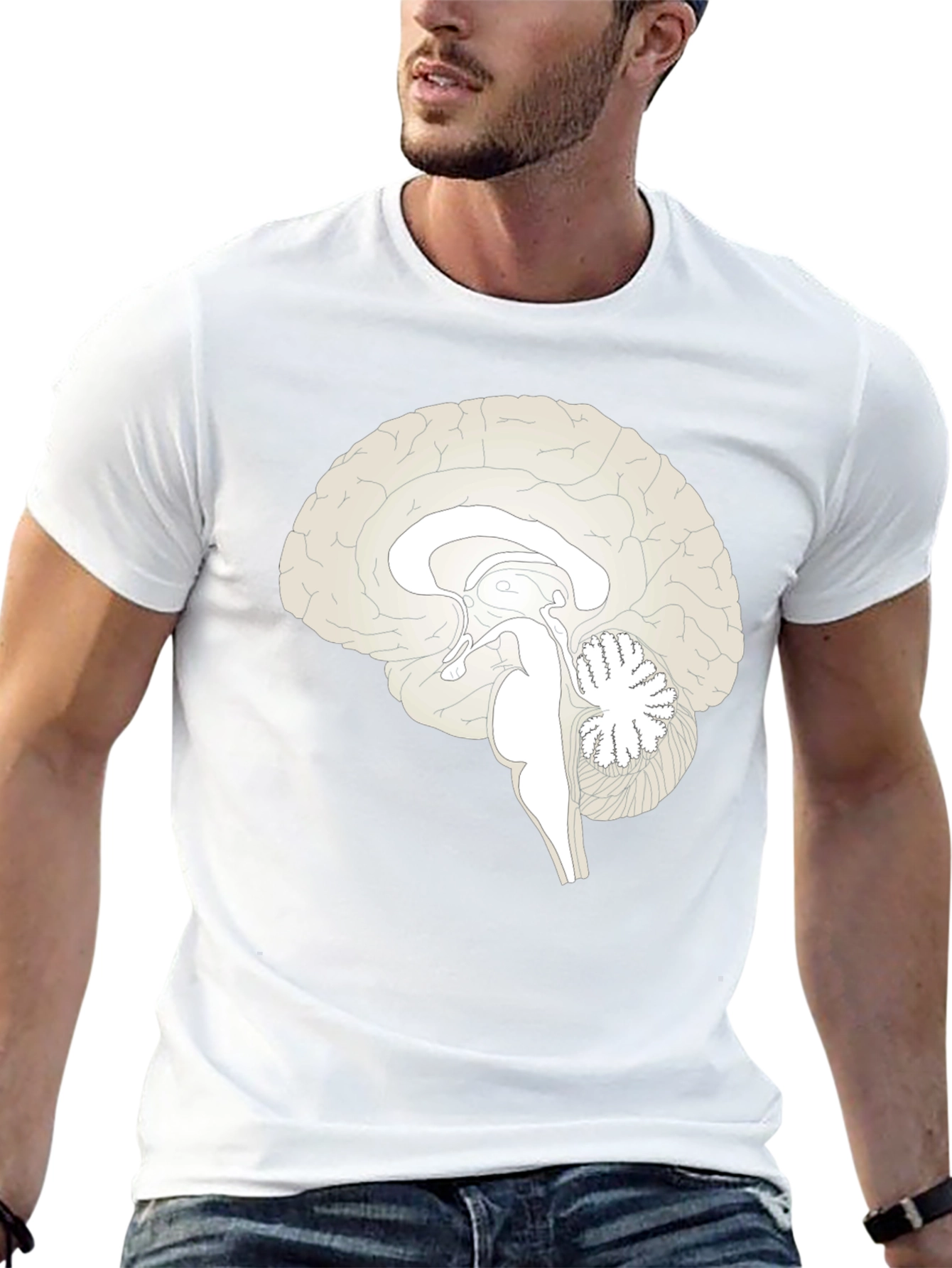 Brain Graphic Tee - Neurology T-Shirt
