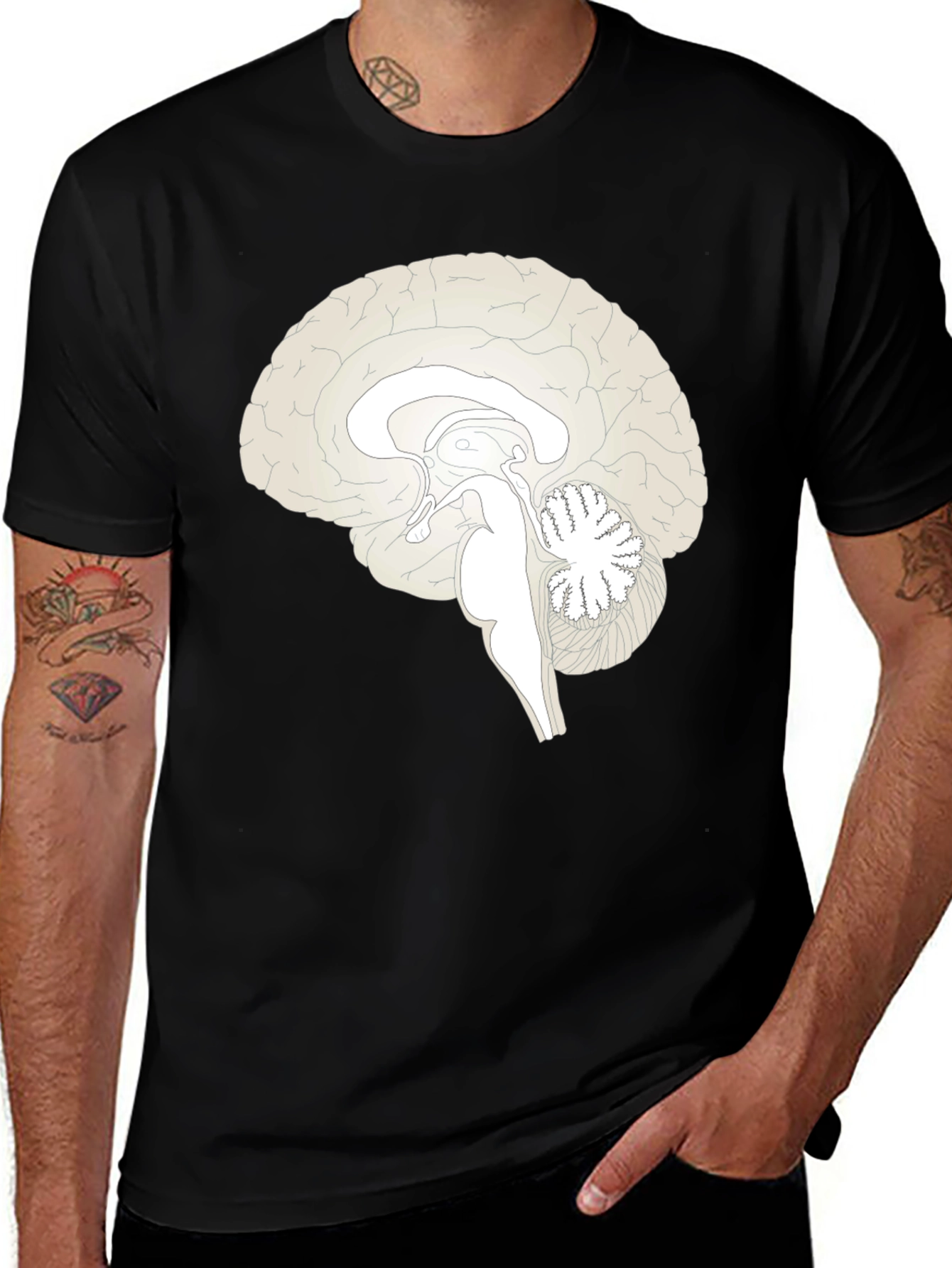 Brain Graphic Tee - Neurology T-Shirt