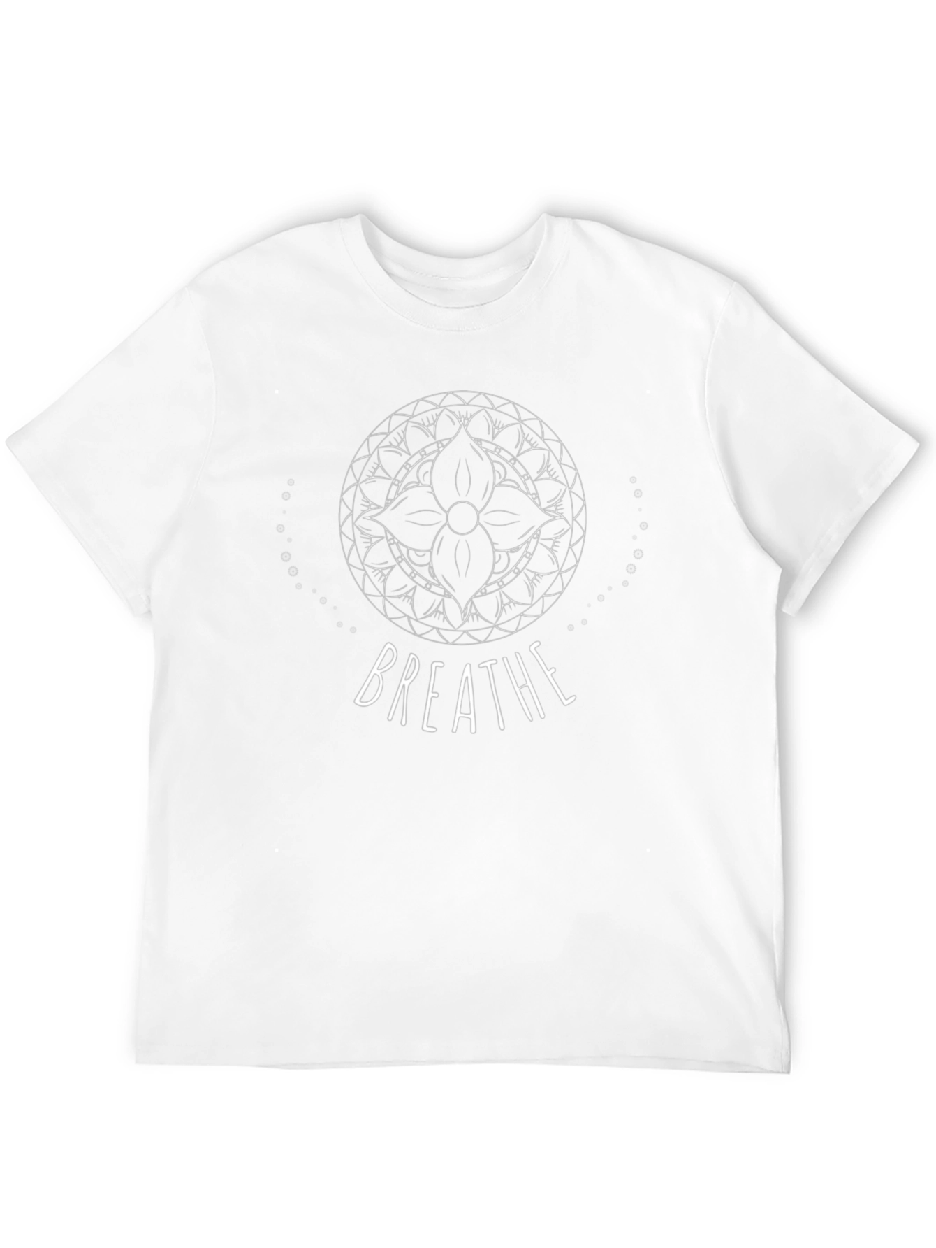 Breathe Mandala Graphic T-Shirt - Mens Black Tee