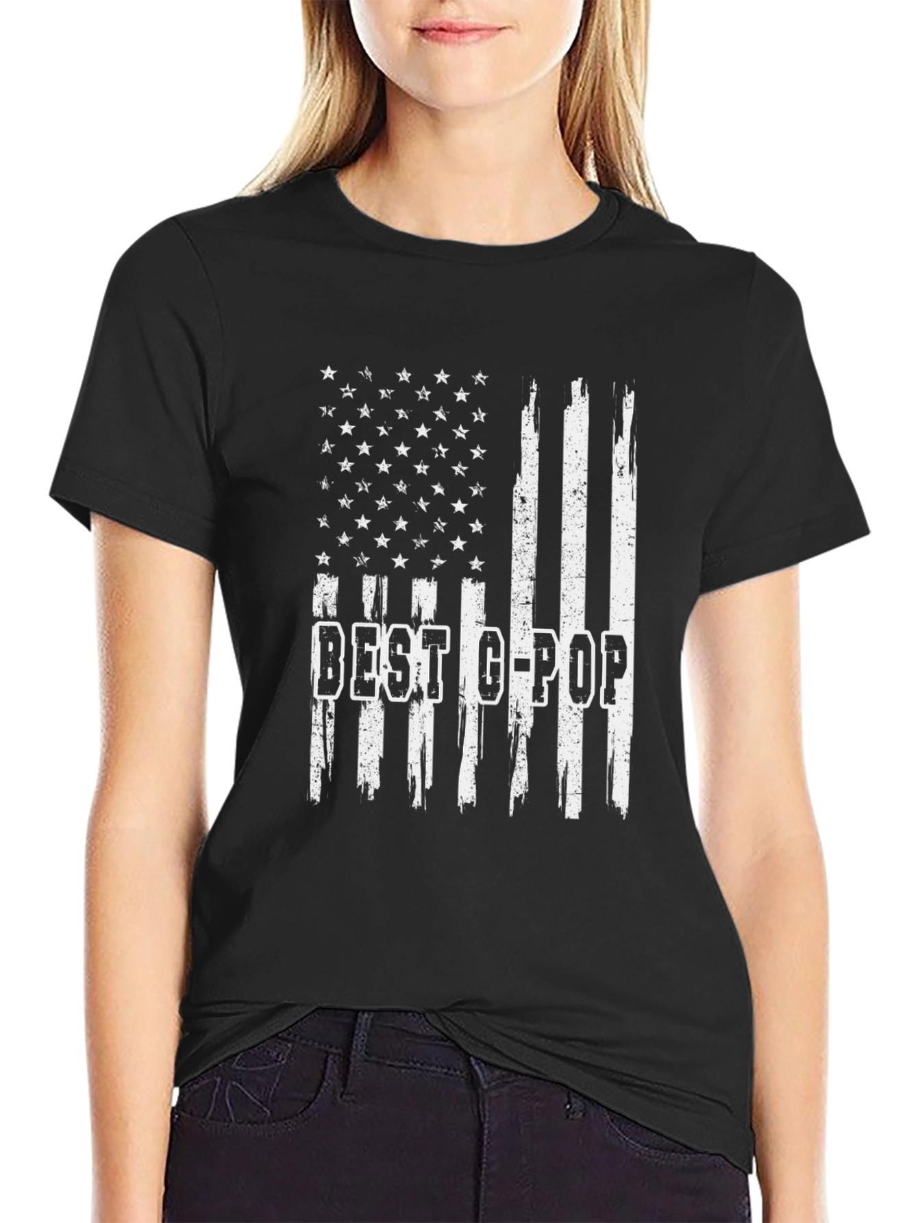 Best G-Pop American Flag T-Shirt