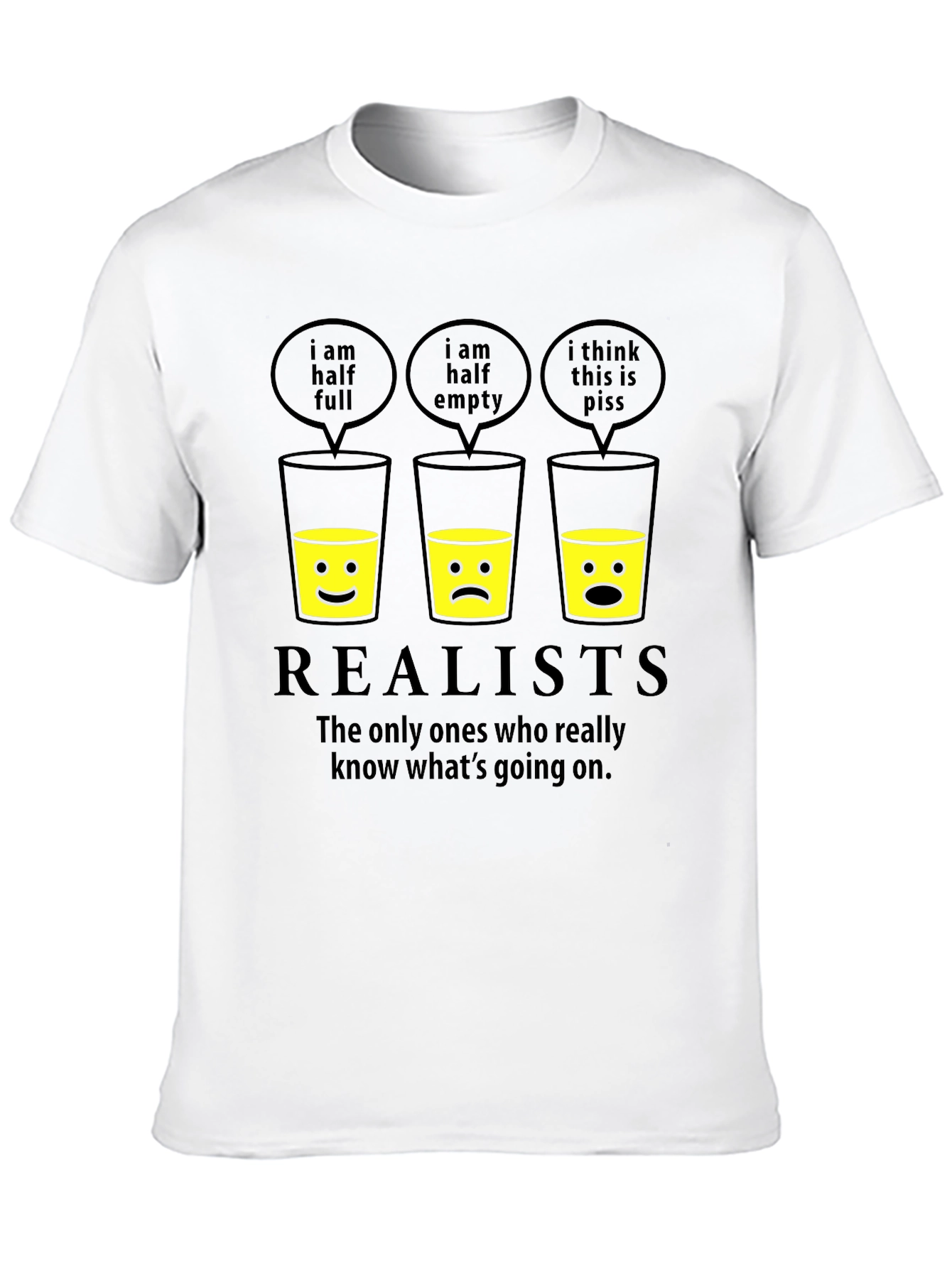 Realists Half Glass T-Shirt