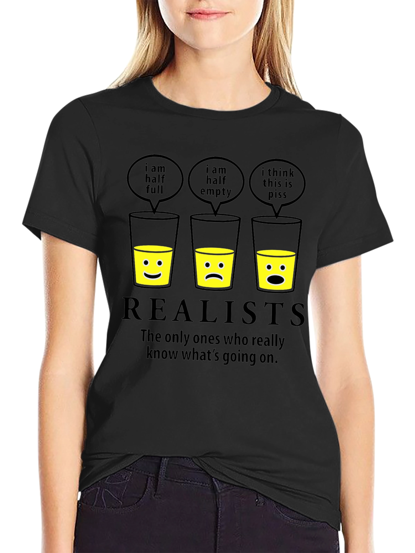 Realists Half Glass T-Shirt