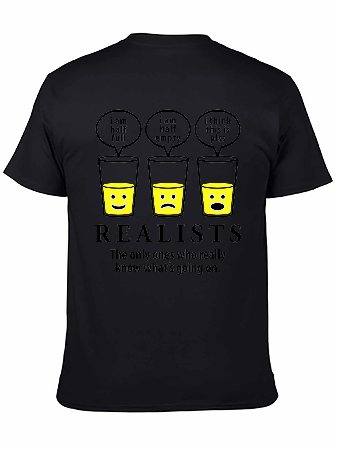 Realists Half Glass T-Shirt