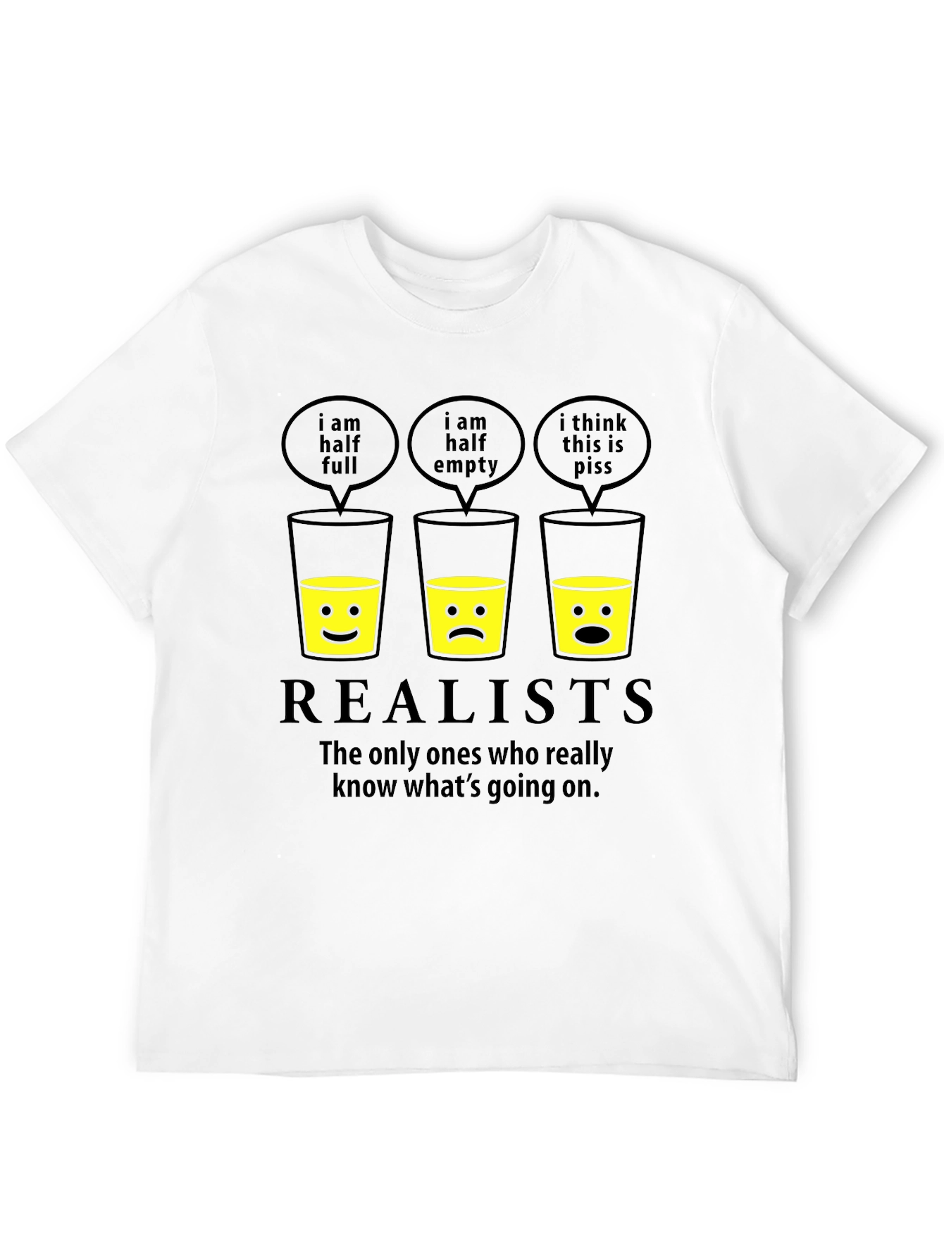 Realists Half Glass T-Shirt