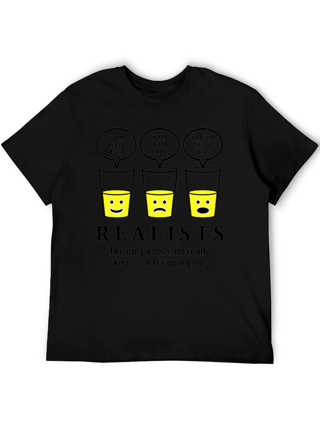 Realists Half Glass T-Shirt