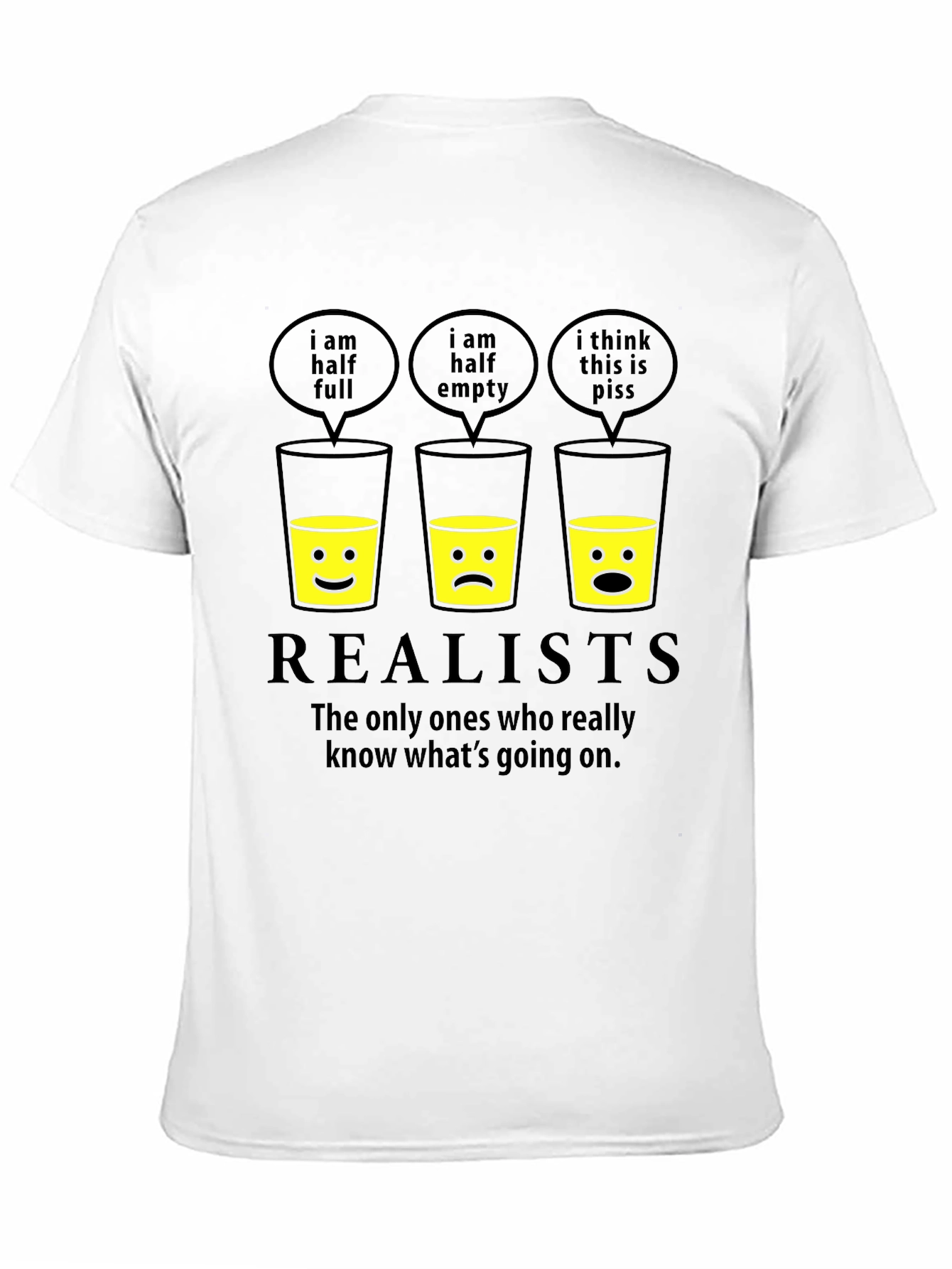 Realists Half Glass T-Shirt