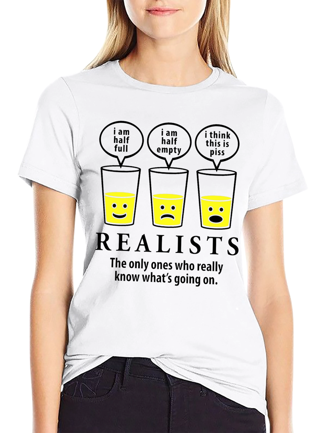 Realists Half Glass T-Shirt