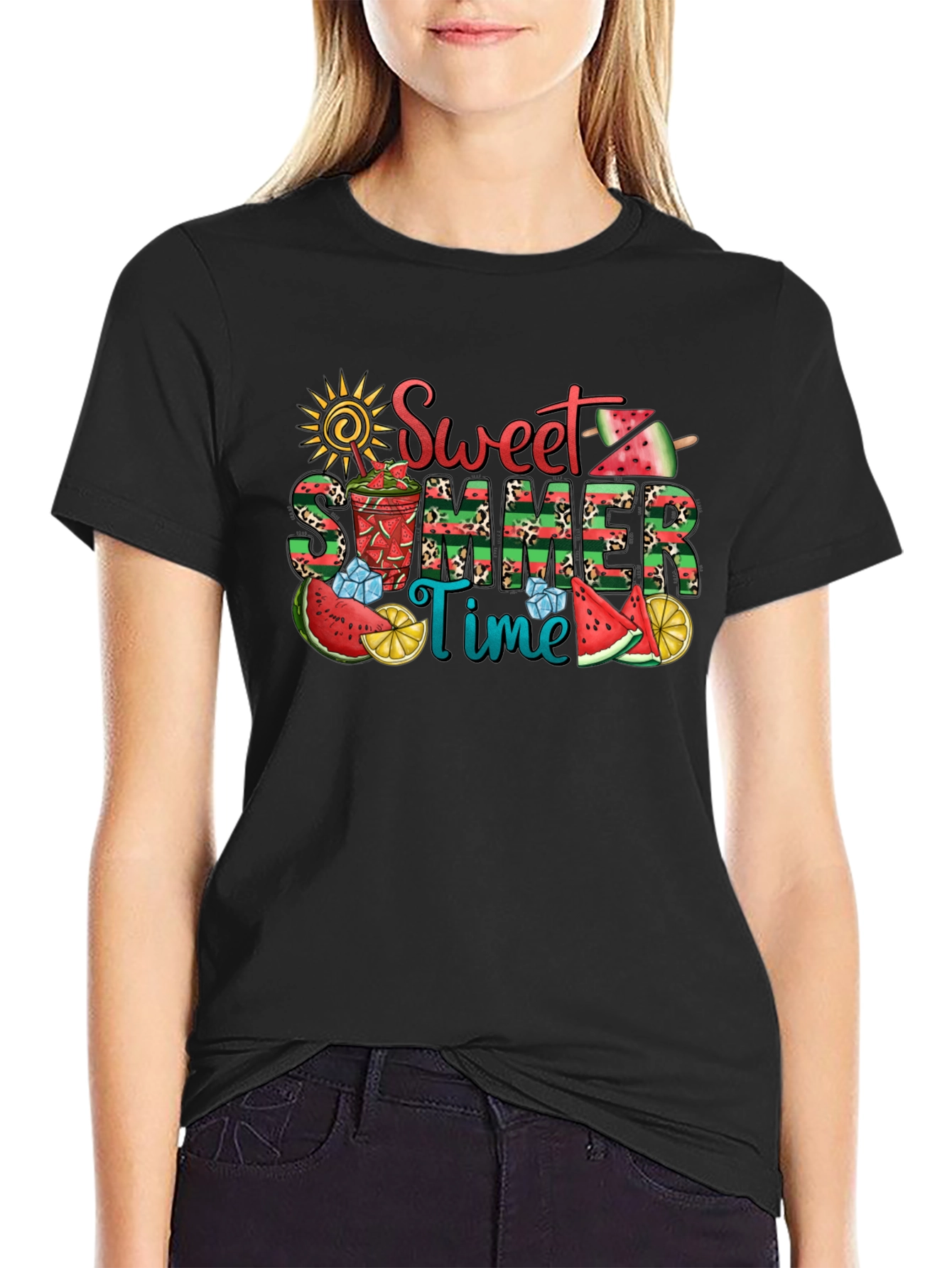 Sweet Summer Time Graphic T-Shirt