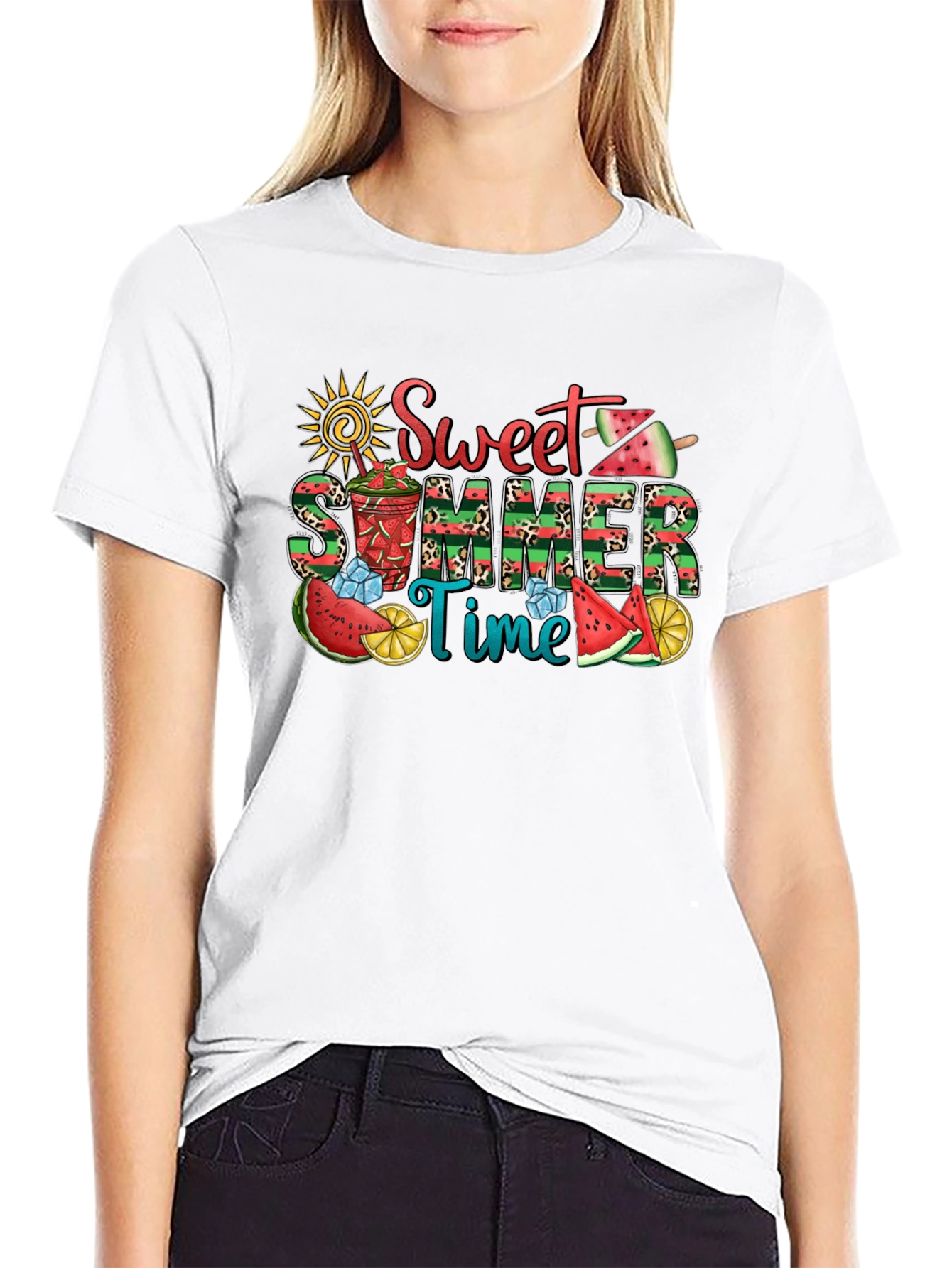 Sweet Summer Time Graphic T-Shirt