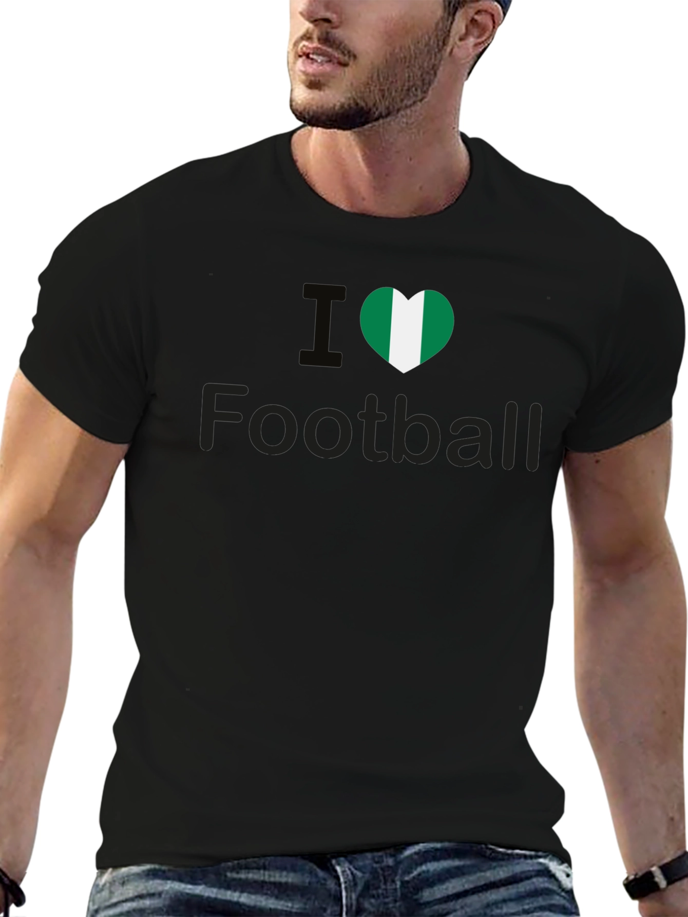 I Love Nigerian Football Tee