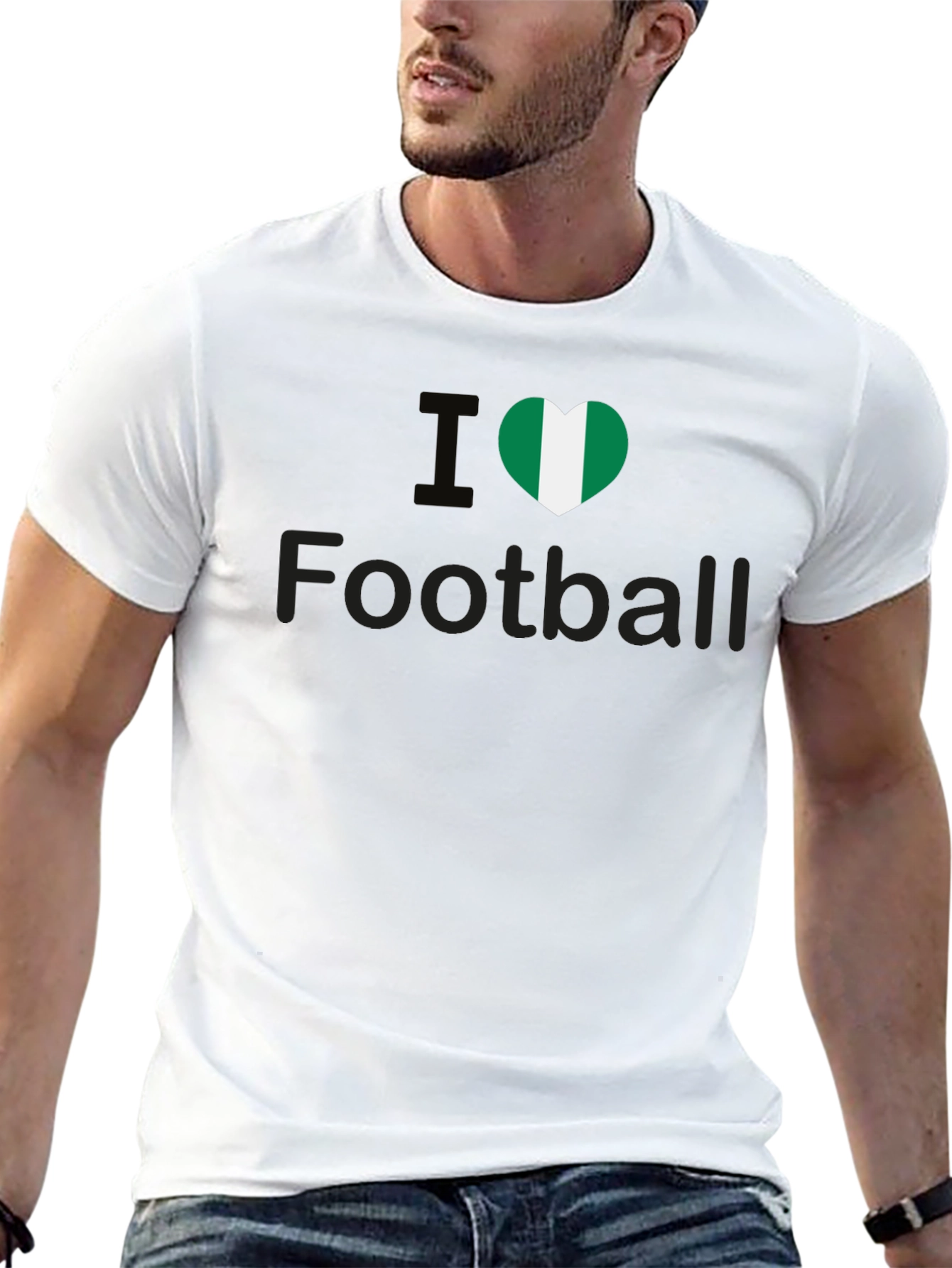 I Love Nigerian Football Tee