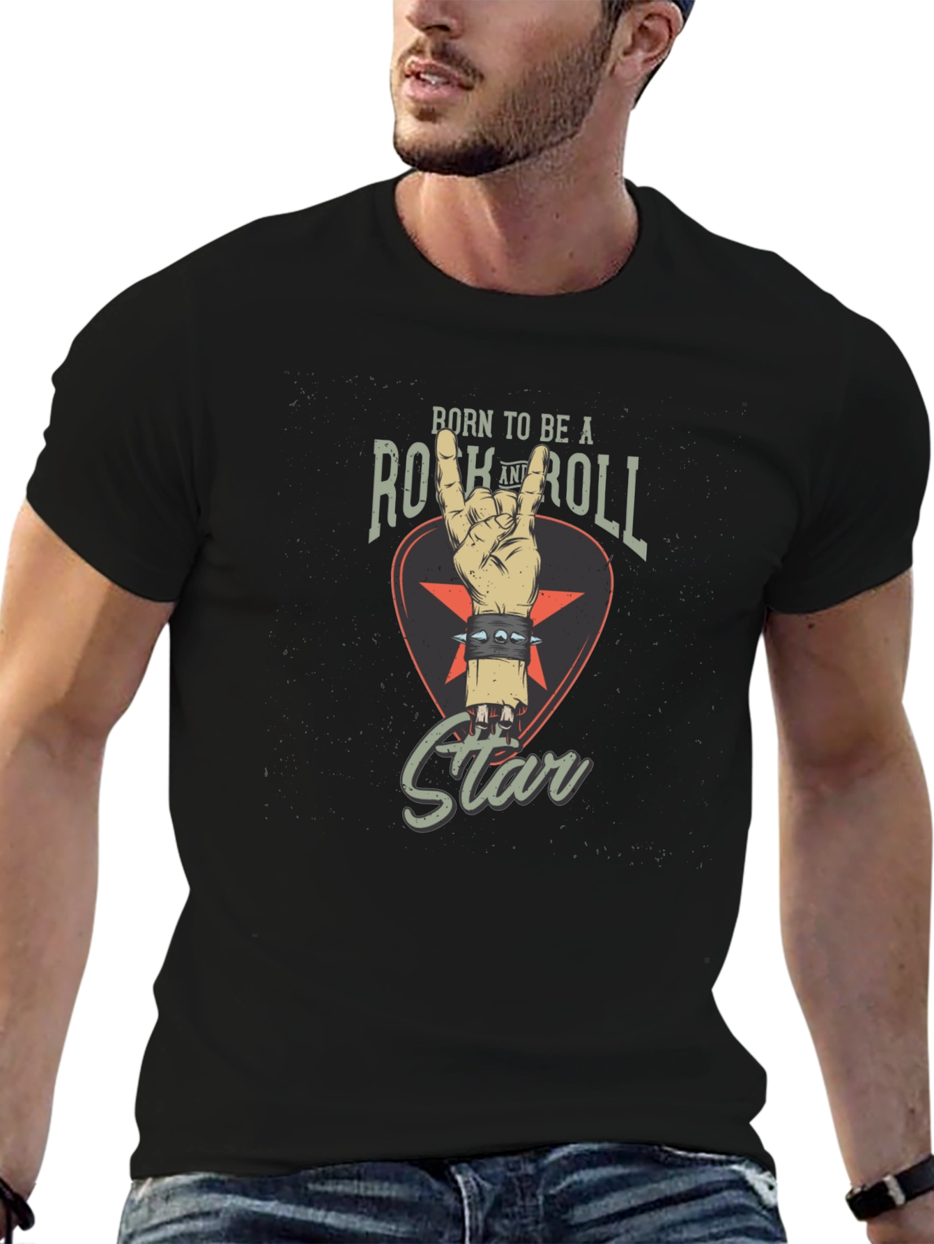 Rock and Roll Star Graphic T-Shirt