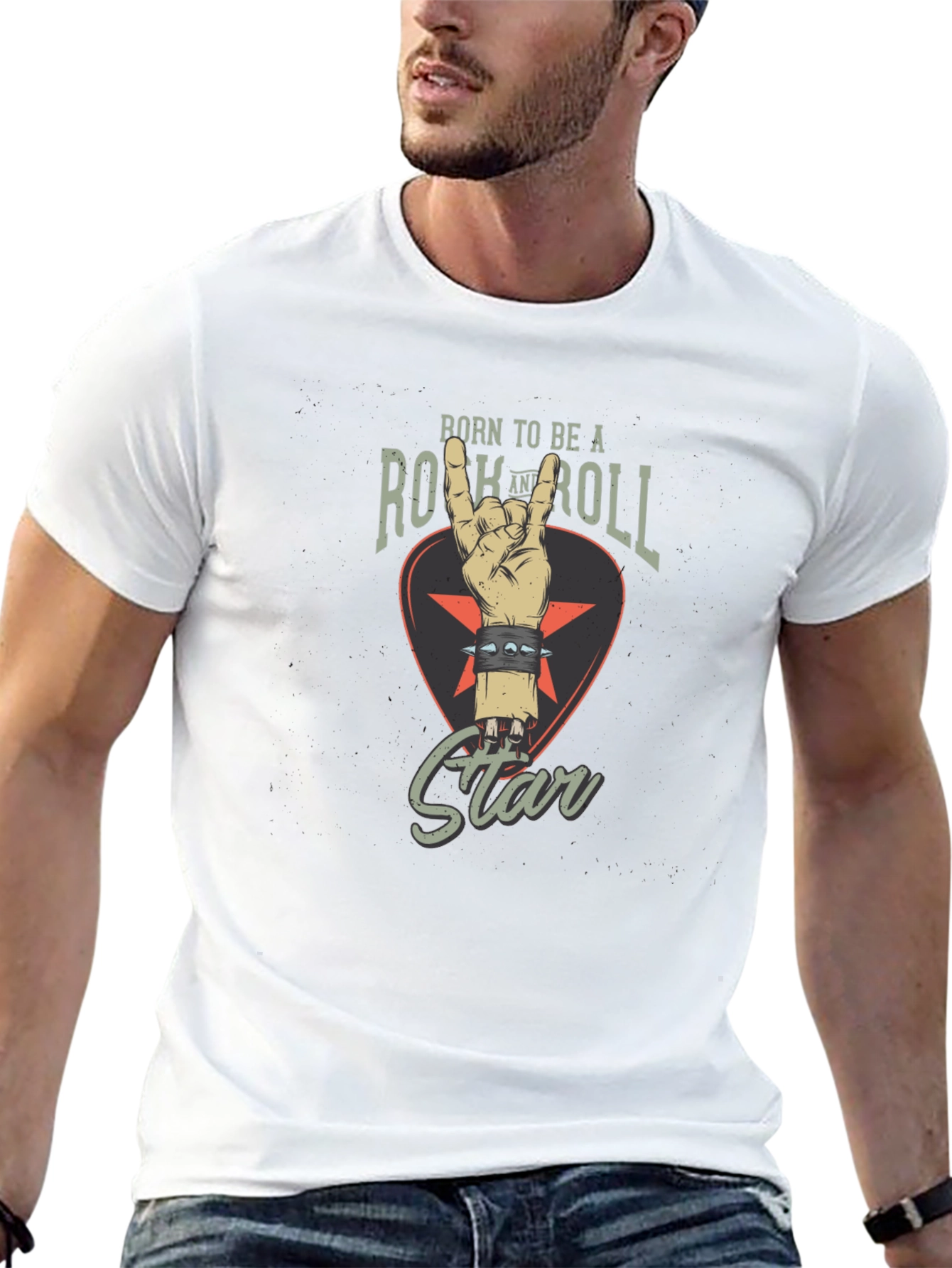 Rock and Roll Star Graphic T-Shirt