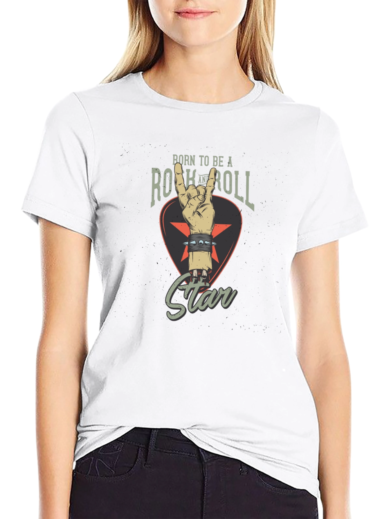 Rock and Roll Star Graphic T-Shirt