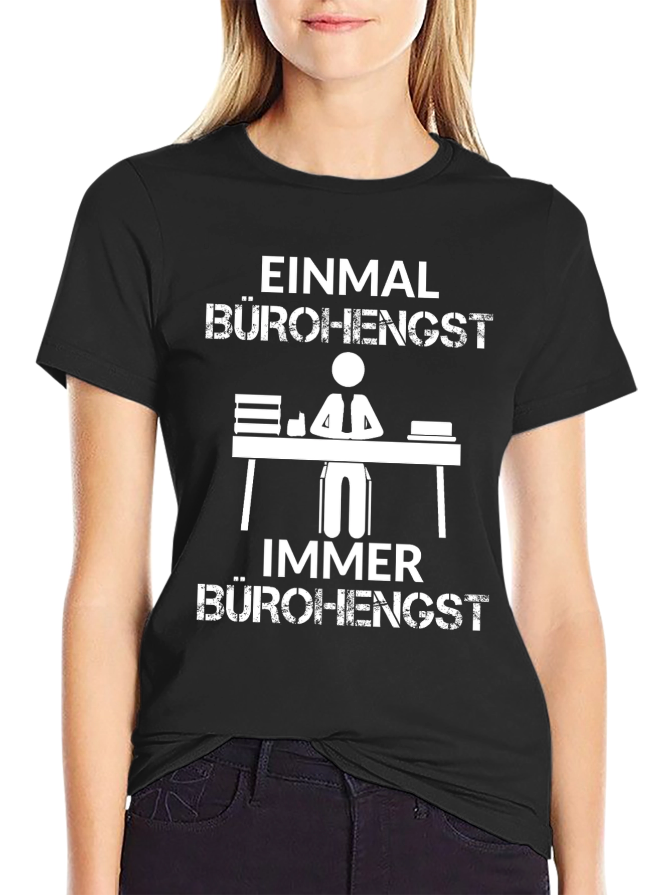 Einmal Bürohengst T-Shirt Funny Office Tee