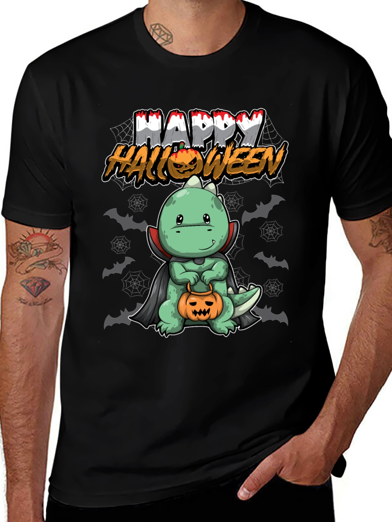 Happy Halloween Dinosaur T-Shirt