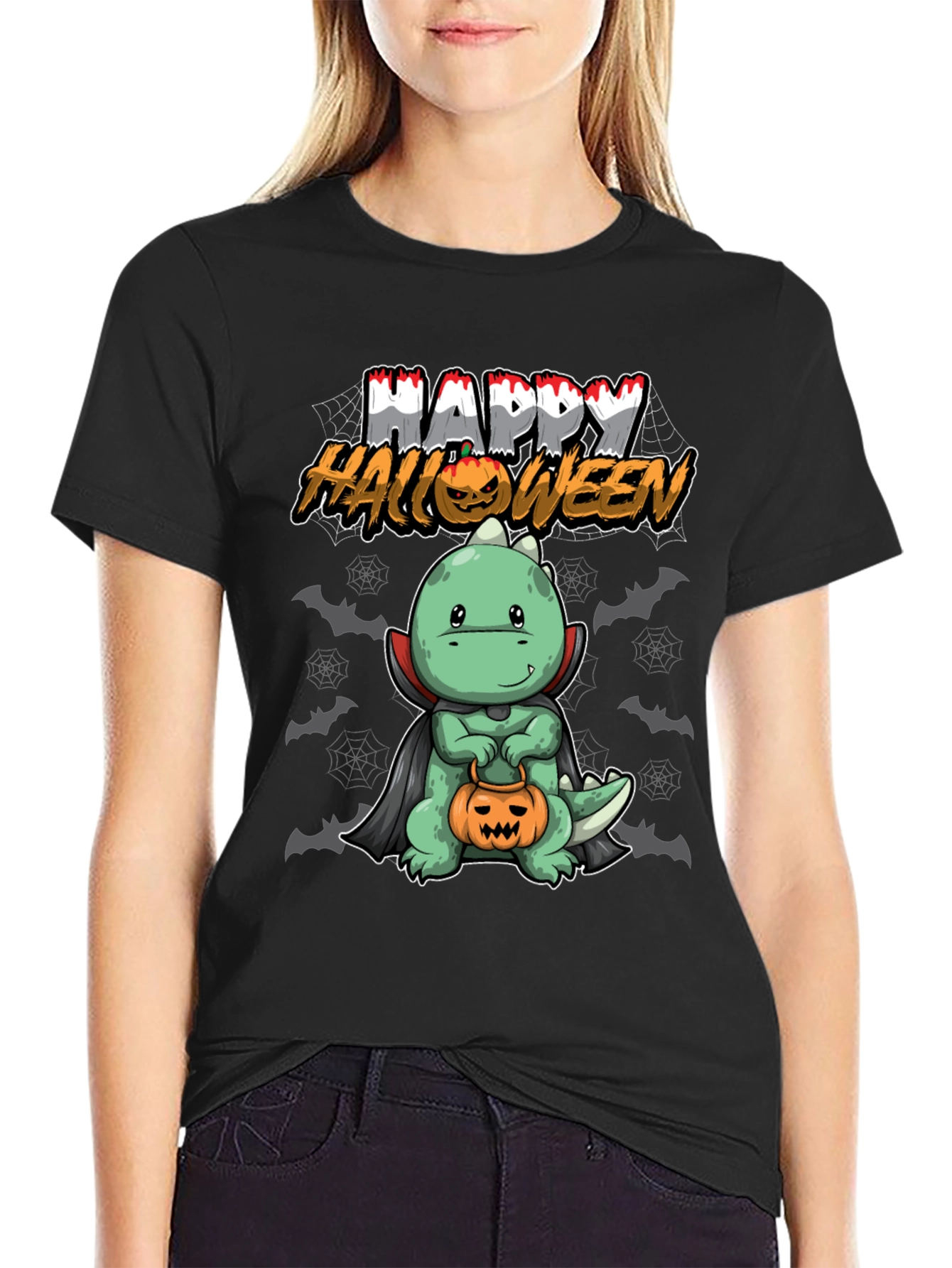Happy Halloween Dinosaur T-Shirt