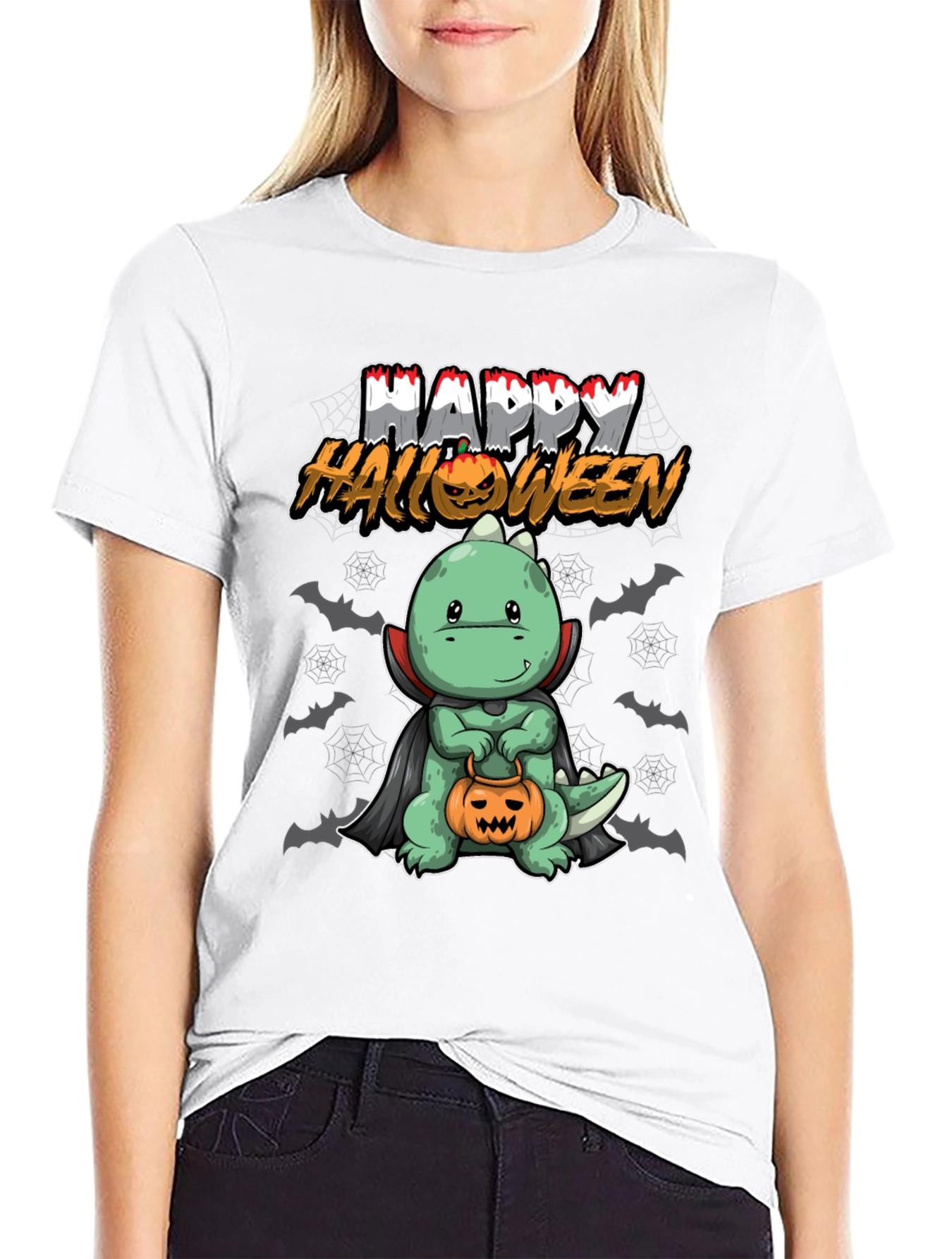 Happy Halloween Dinosaur T-Shirt