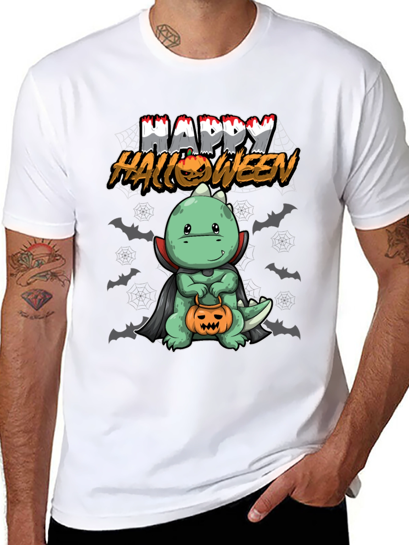 Happy Halloween Dinosaur T-Shirt