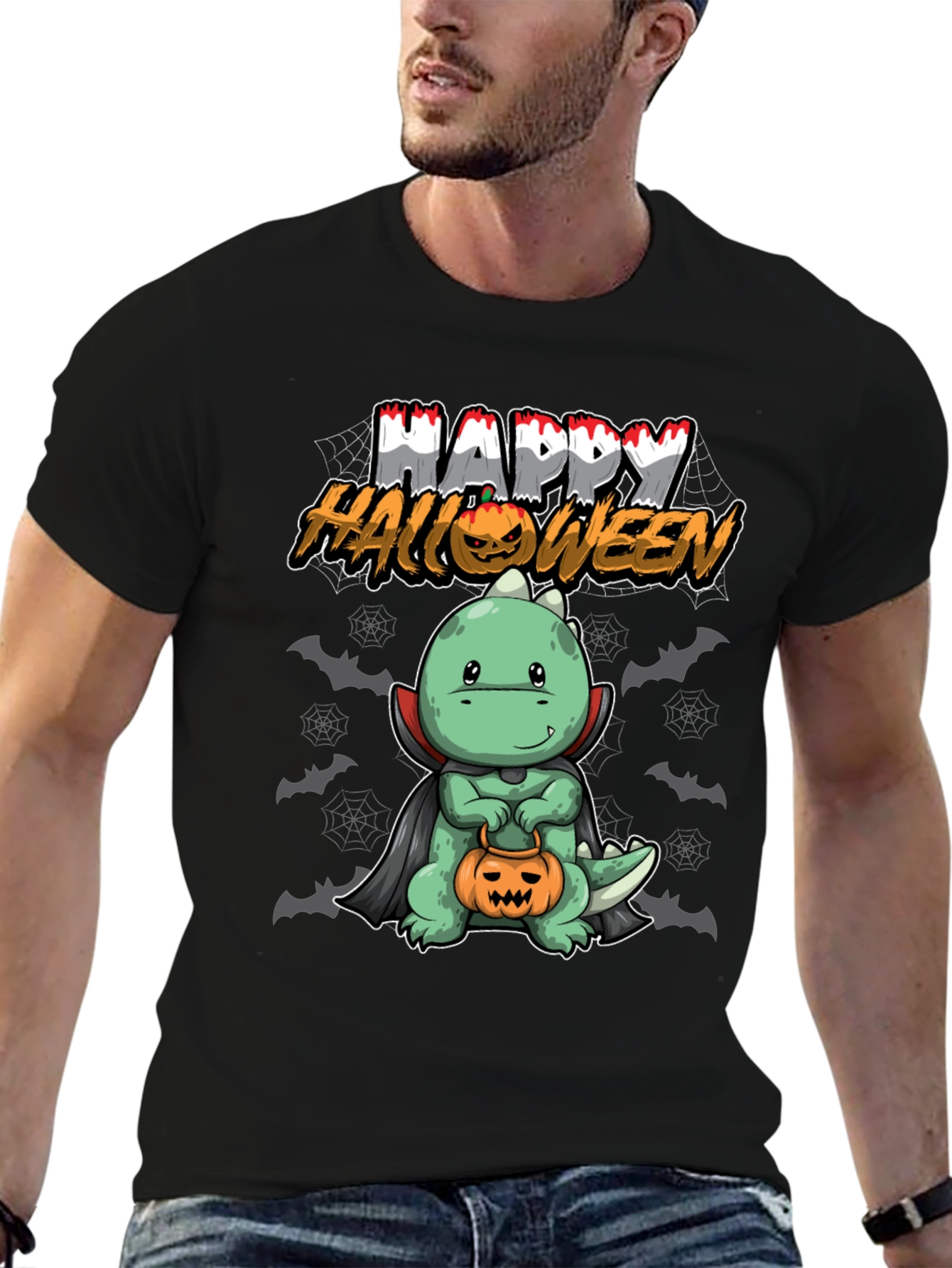 Happy Halloween Dinosaur T-Shirt