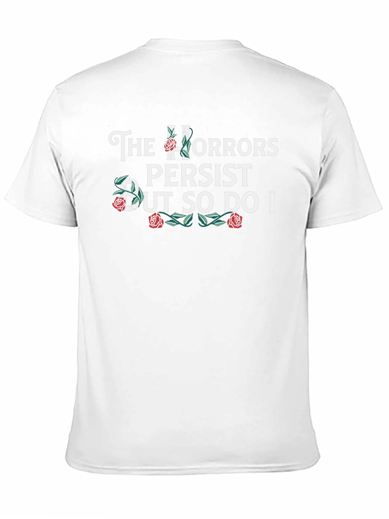 The Horrors Persist Black Graphic Tee
