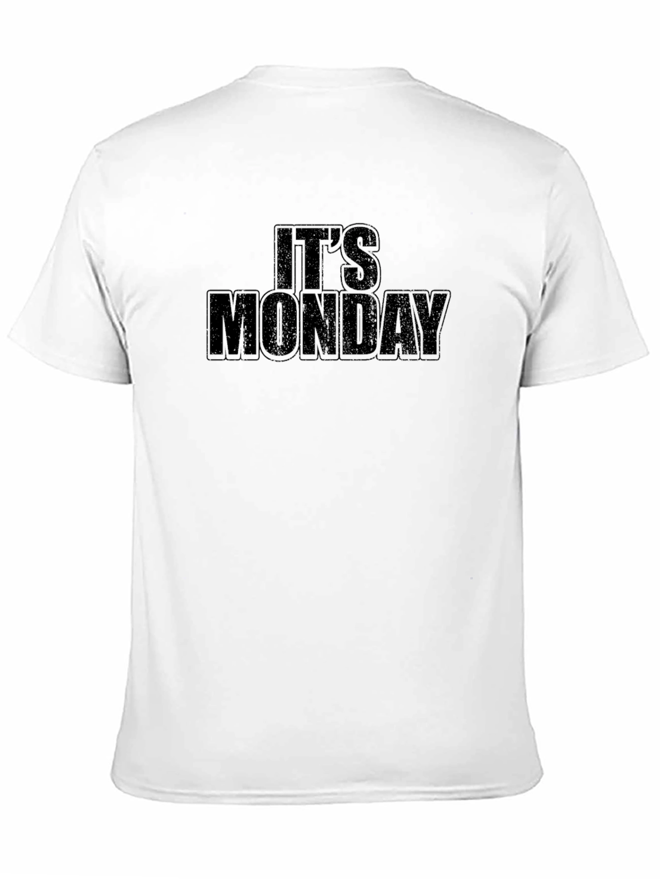 Its Monday Graphic Tee - Black Casual T-Shirt