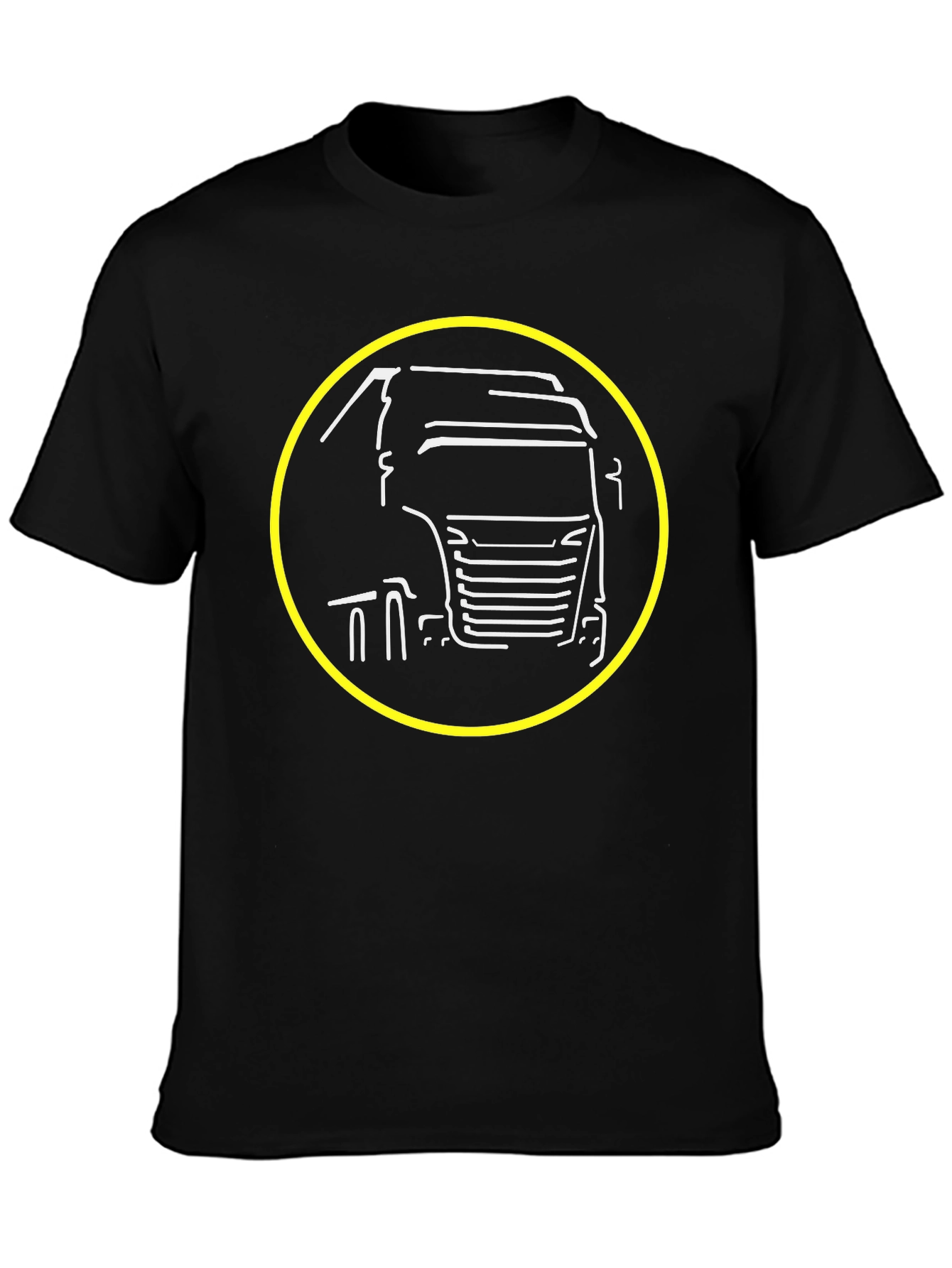 Truck Graphic Tee - Cool Black T-Shirt