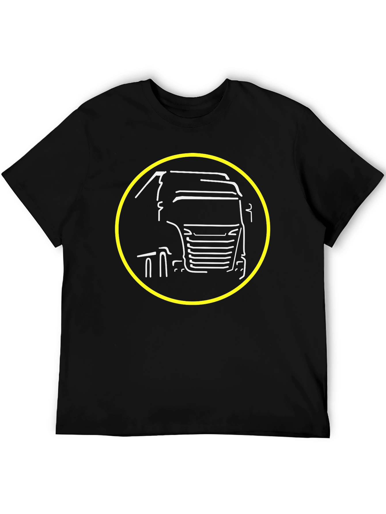 Truck Graphic Tee - Cool Black T-Shirt