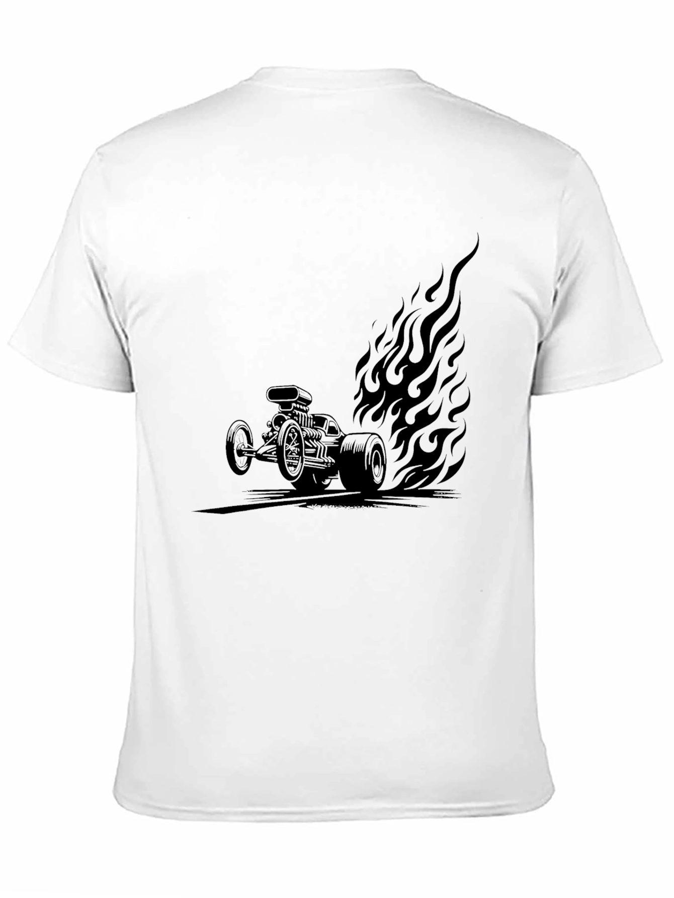 Black Hot Rod Graphic Tee