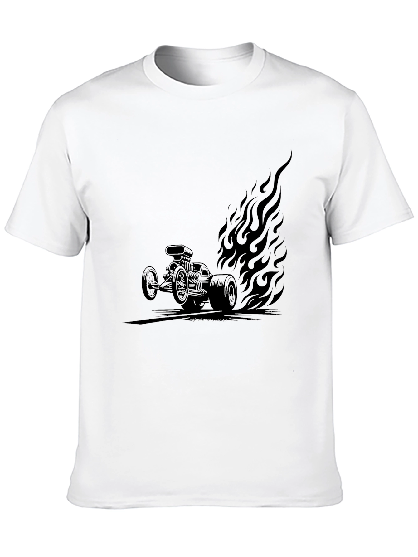 Black Hot Rod Graphic Tee