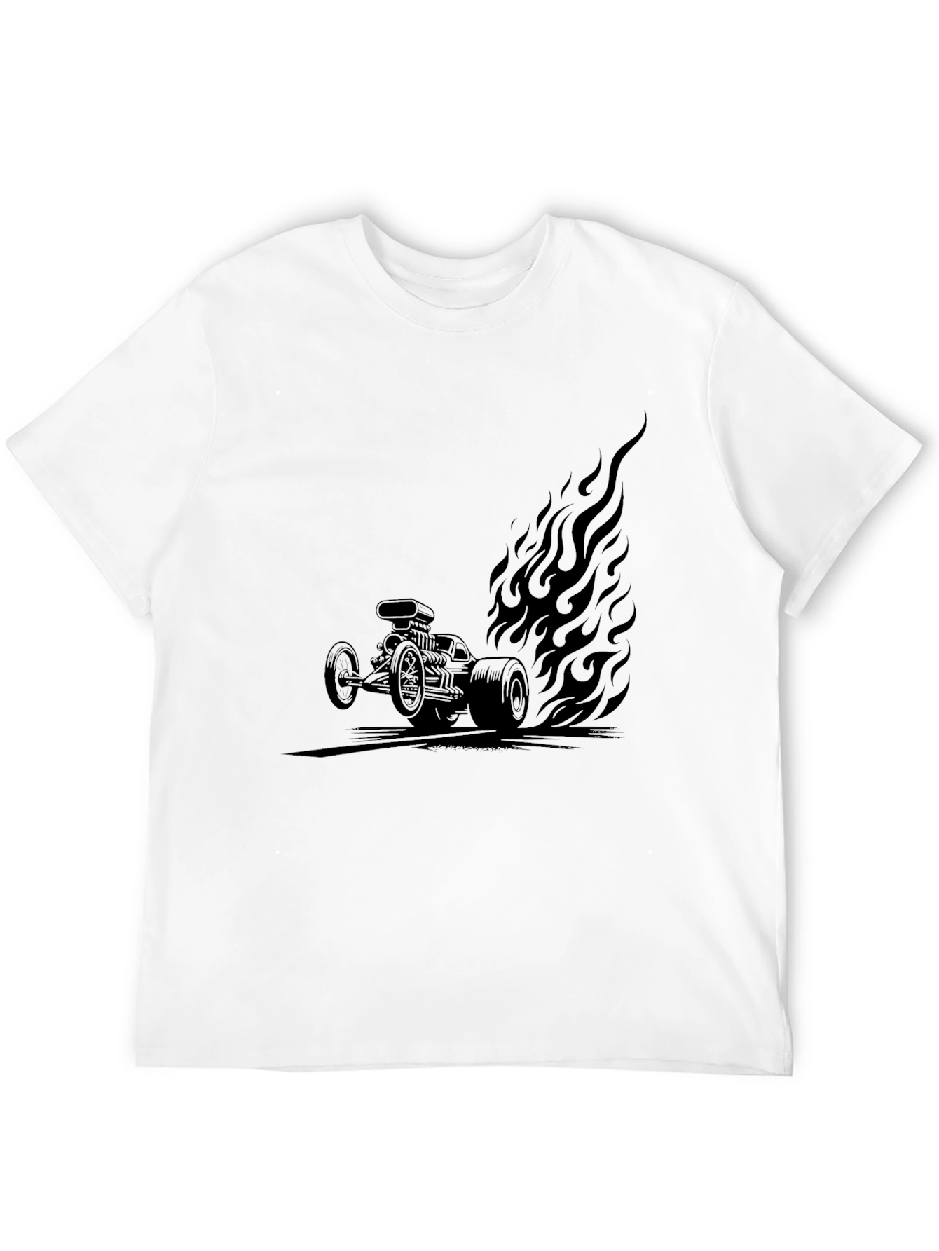 Black Hot Rod Graphic Tee