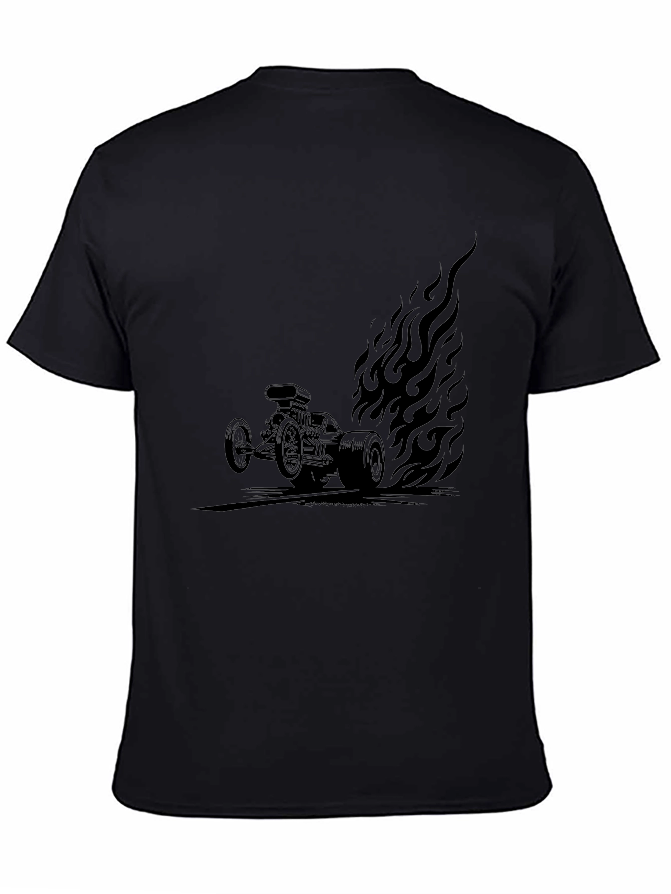Black Hot Rod Graphic Tee