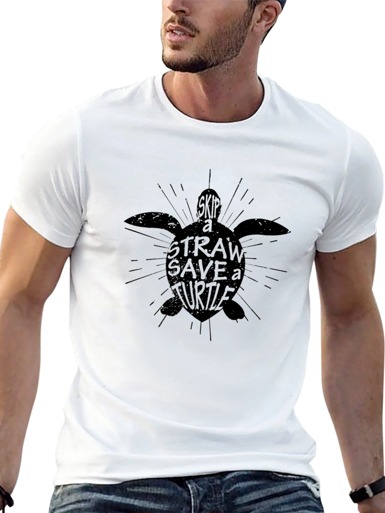 Save a Turtle T-Shirt - Black Graphic Tee