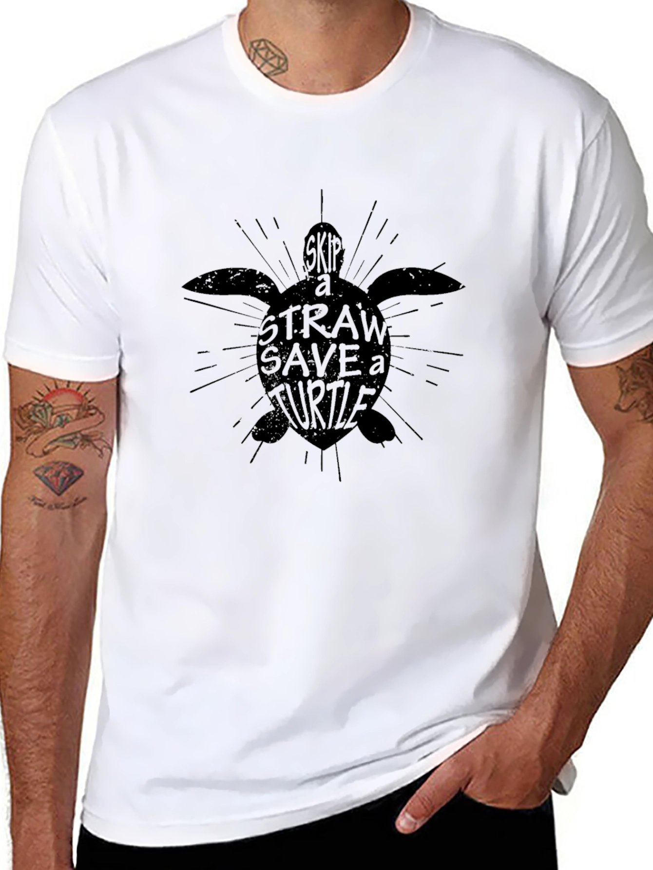 Save a Turtle T-Shirt - Black Graphic Tee