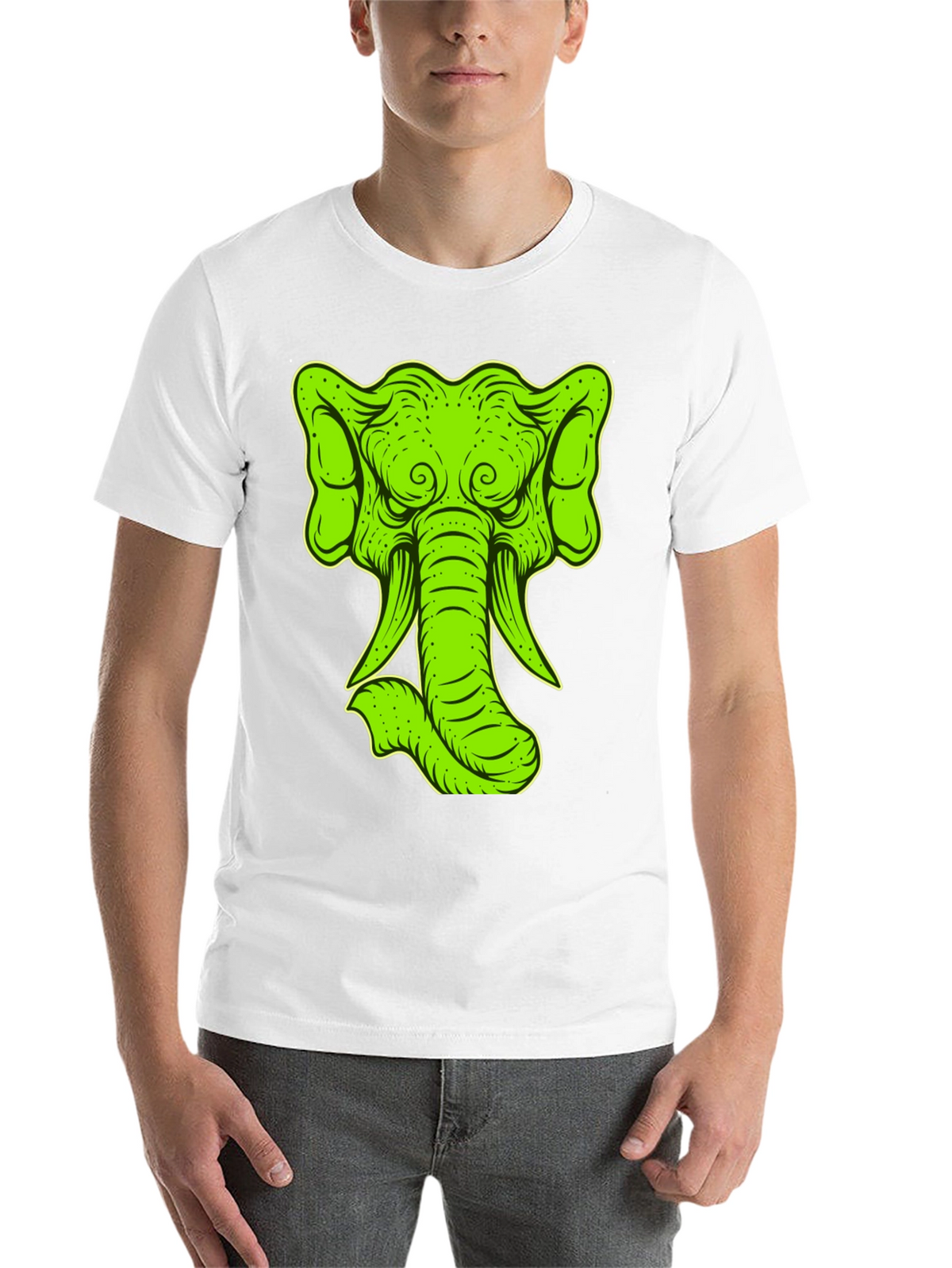 Elephant Graphic Tee - Black T-Shirt