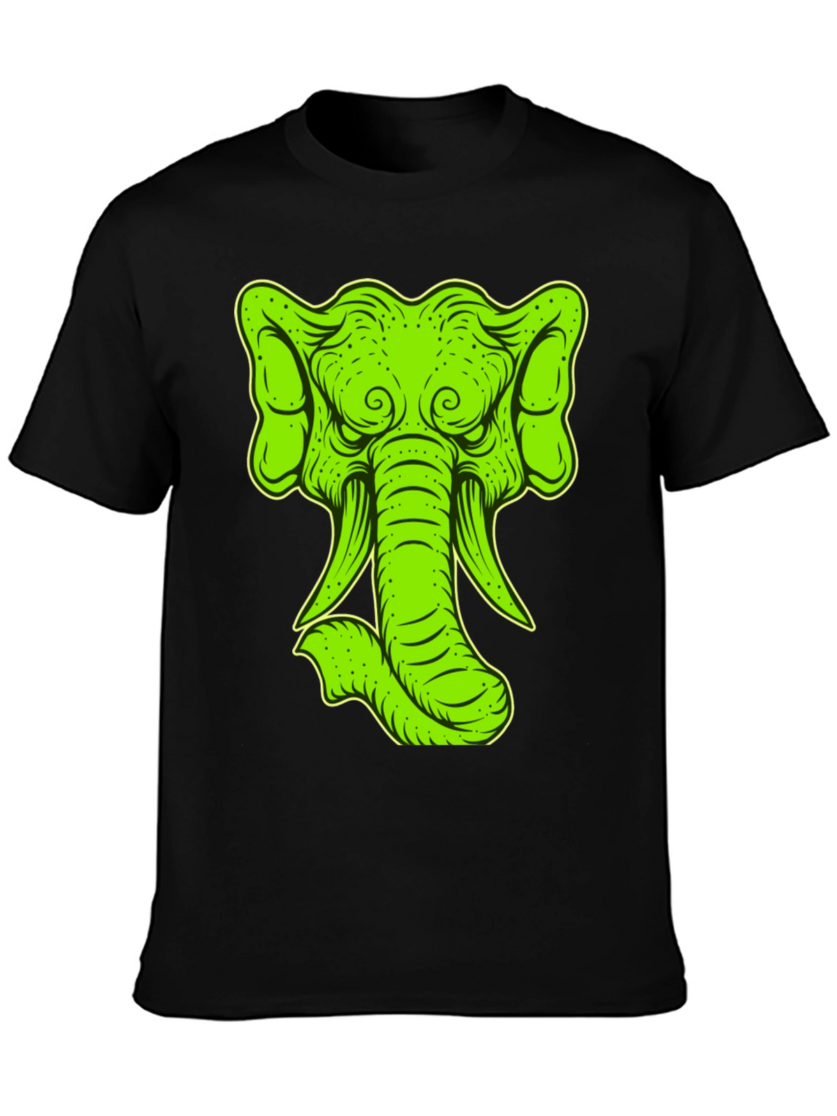 Elephant Graphic Tee - Black T-Shirt